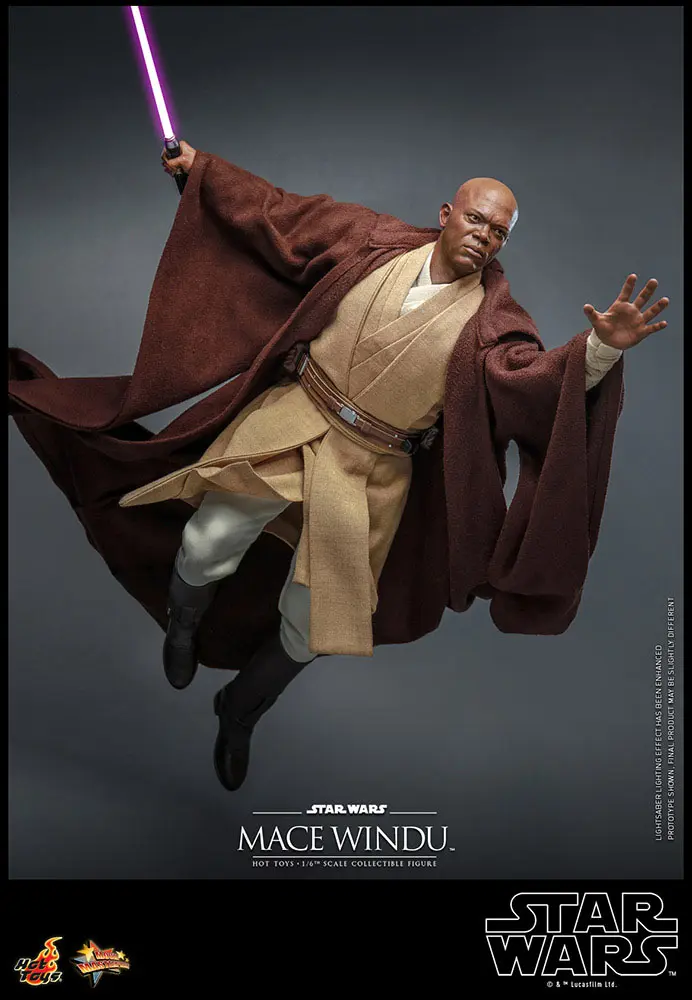 Star Wars: Episode II Akční figurka 1/6 Mace Windu 32 cm fotografii produktu
