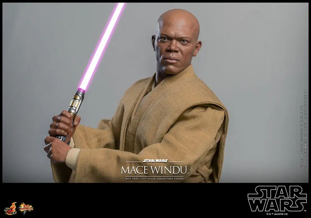 Star Wars: Episode II Akční figurka 1/6 Mace Windu 32 cm fotografii produktu