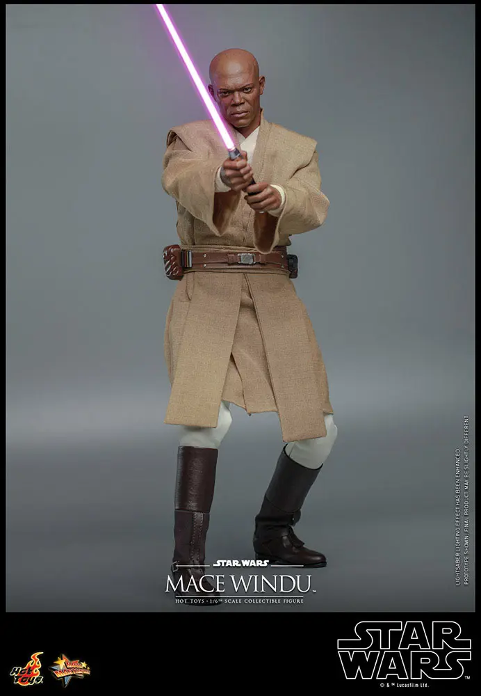 Star Wars: Episode II Akční figurka 1/6 Mace Windu 32 cm fotografii produktu