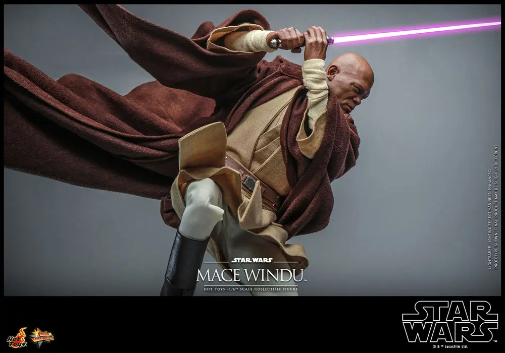 Star Wars: Episode II Akční figurka 1/6 Mace Windu 32 cm fotografii produktu