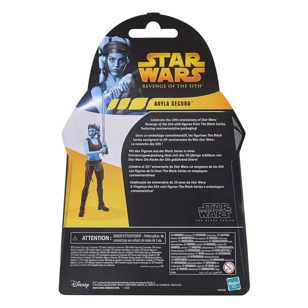Star Wars Episode III Black Series akční figurka 20th Anniversary Aayla Secura 15 cm fotografii produktu