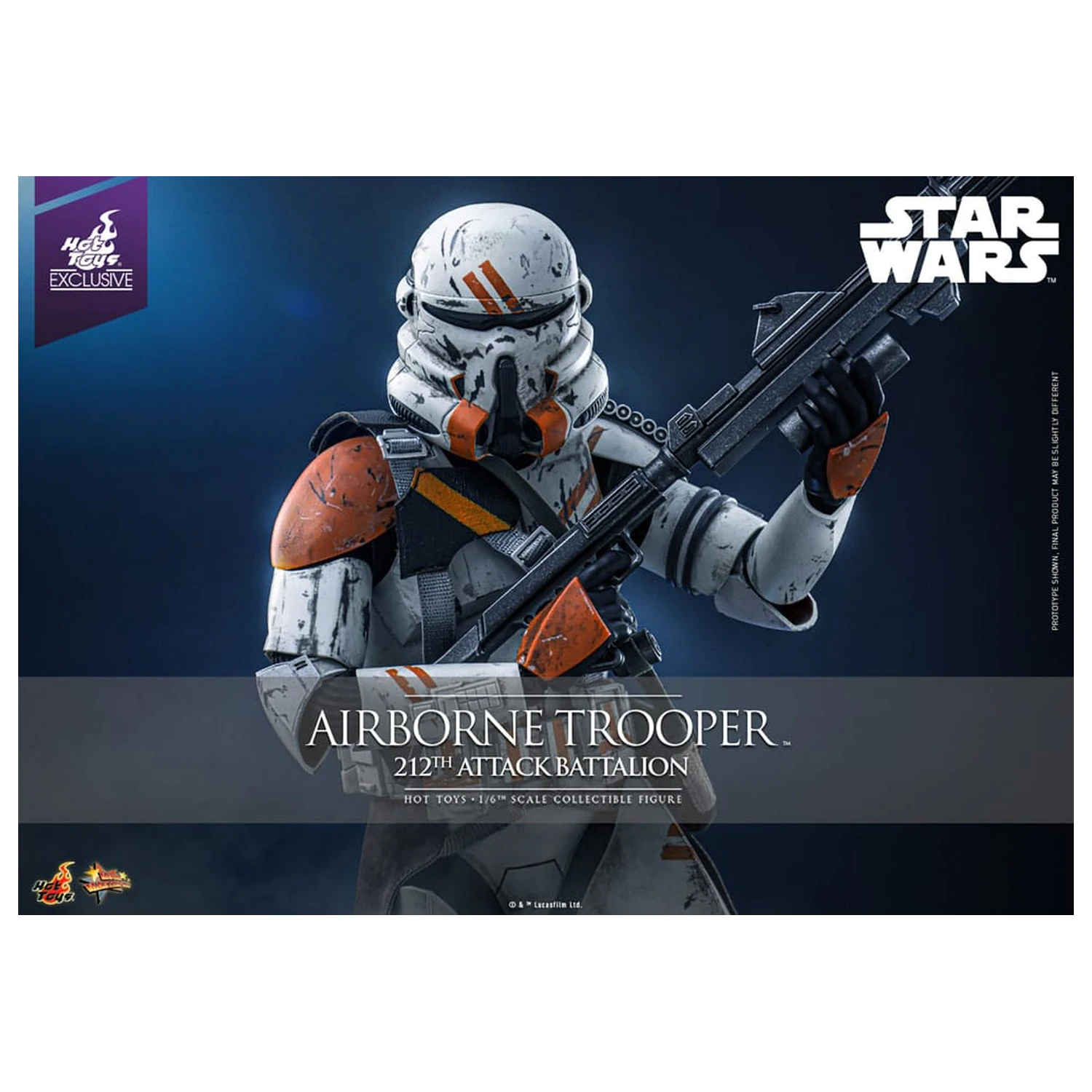 Star Wars: Episode III - Revenge of the Sith Akční figurka 1/6 Airborne Trooper (212th Attack Battalion) 30 cm fotografii produktu
