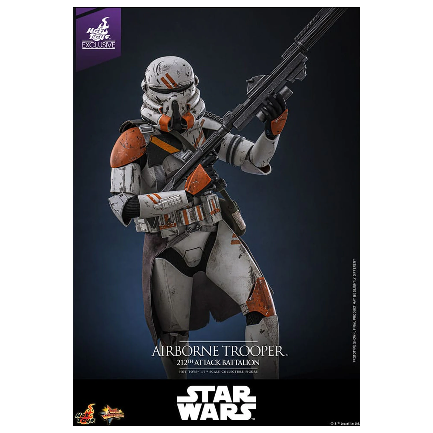 Star Wars: Episode III - Revenge of the Sith Akční figurka 1/6 Airborne Trooper (212th Attack Battalion) 30 cm fotografii produktu