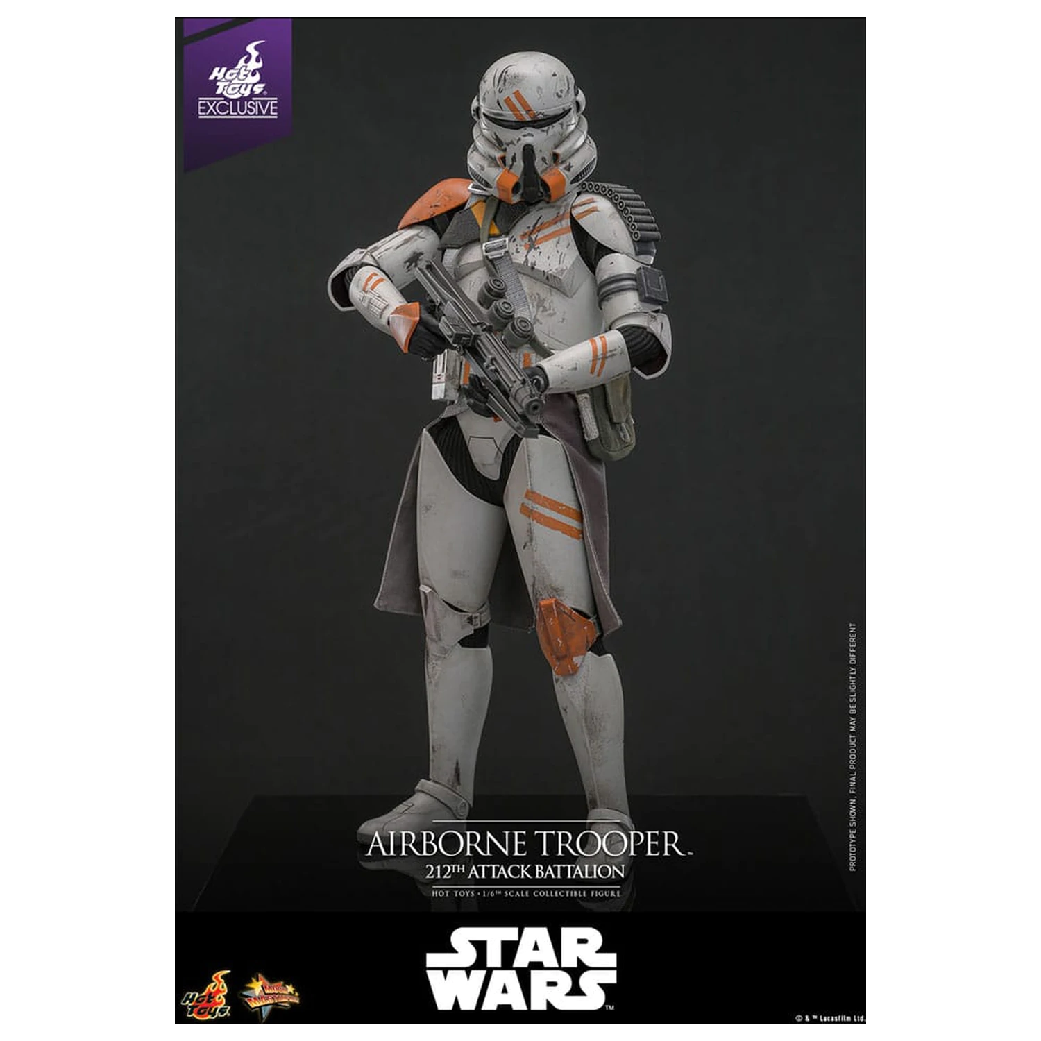 Star Wars: Episode III - Revenge of the Sith Akční figurka 1/6 Airborne Trooper (212th Attack Battalion) 30 cm fotografii produktu