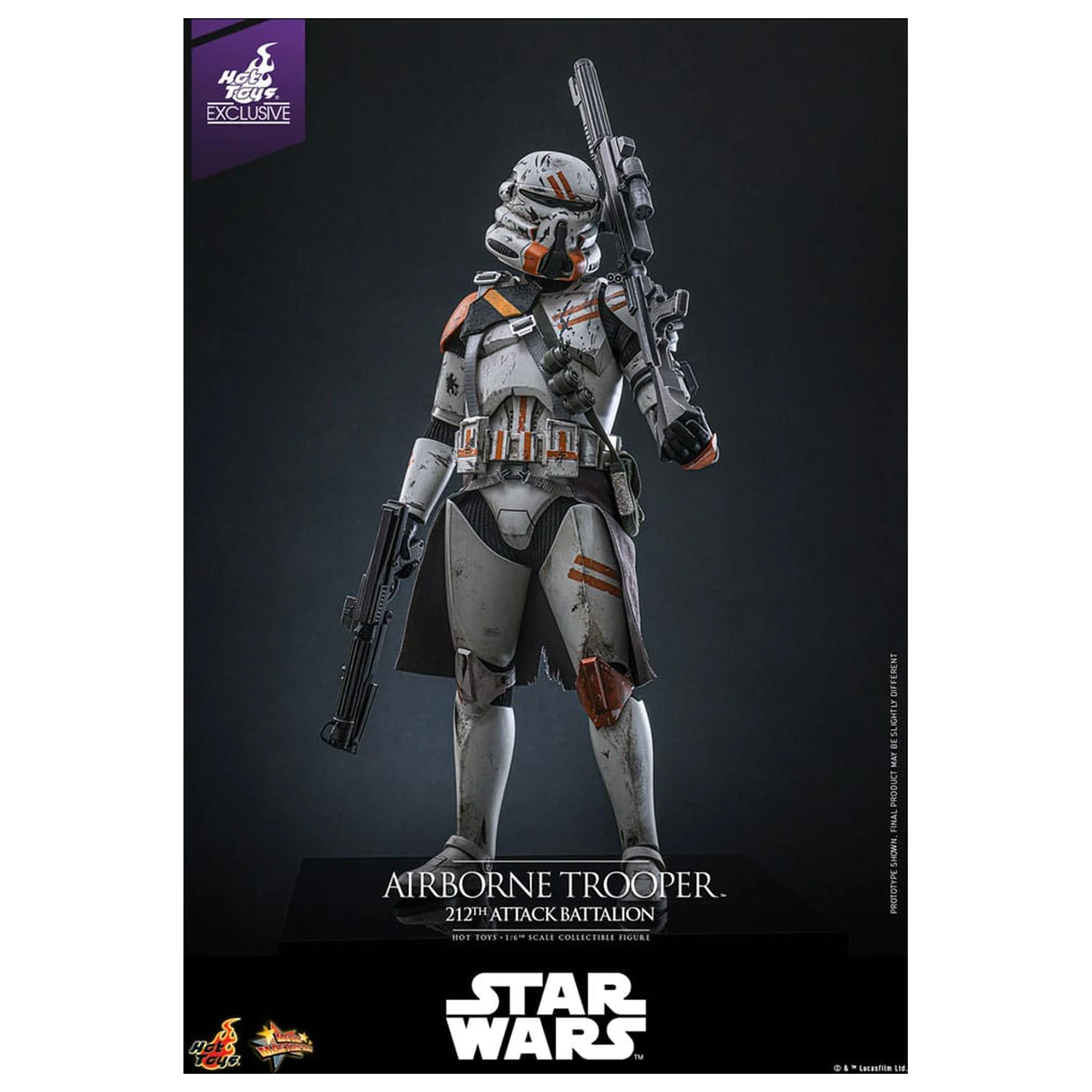 Star Wars: Episode III - Revenge of the Sith Akční figurka 1/6 Airborne Trooper (212th Attack Battalion) 30 cm fotografii produktu