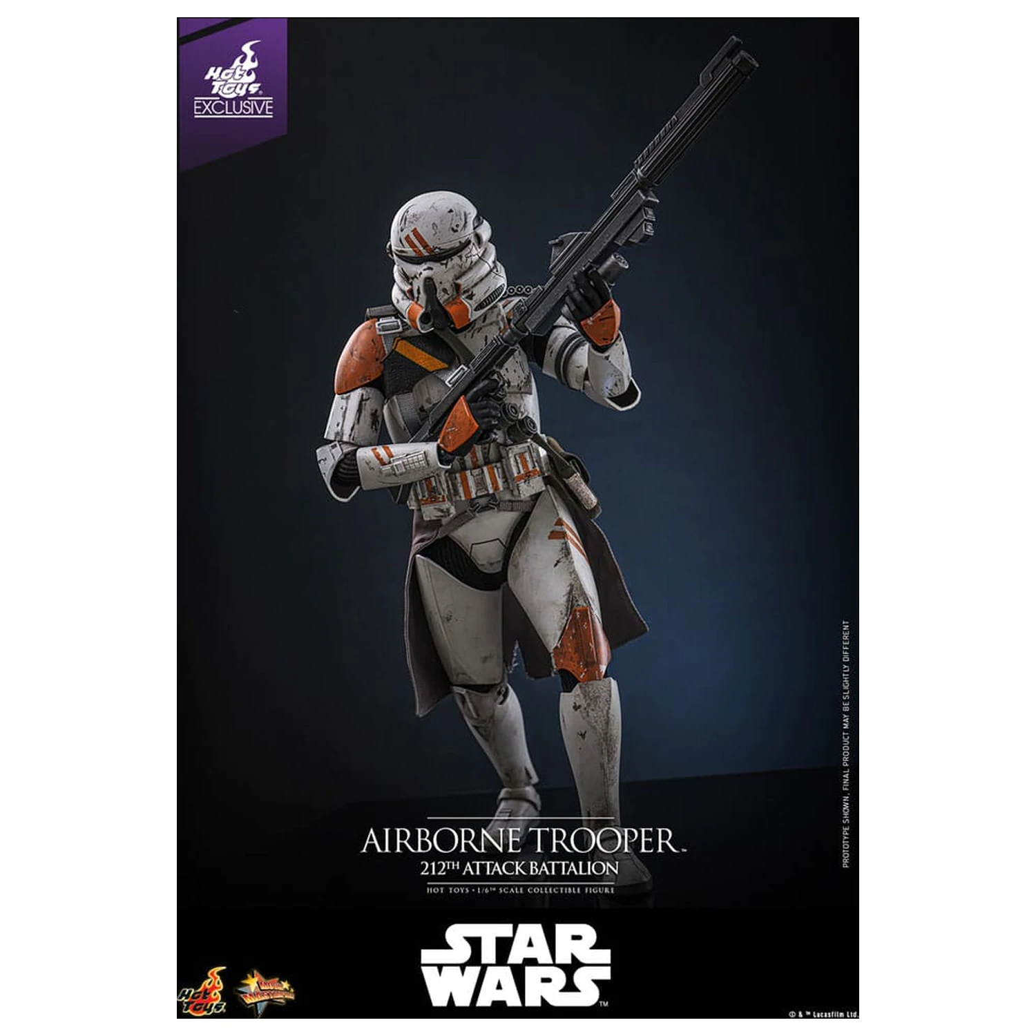 Star Wars: Episode III - Revenge of the Sith Akční figurka 1/6 Airborne Trooper (212th Attack Battalion) 30 cm fotografii produktu