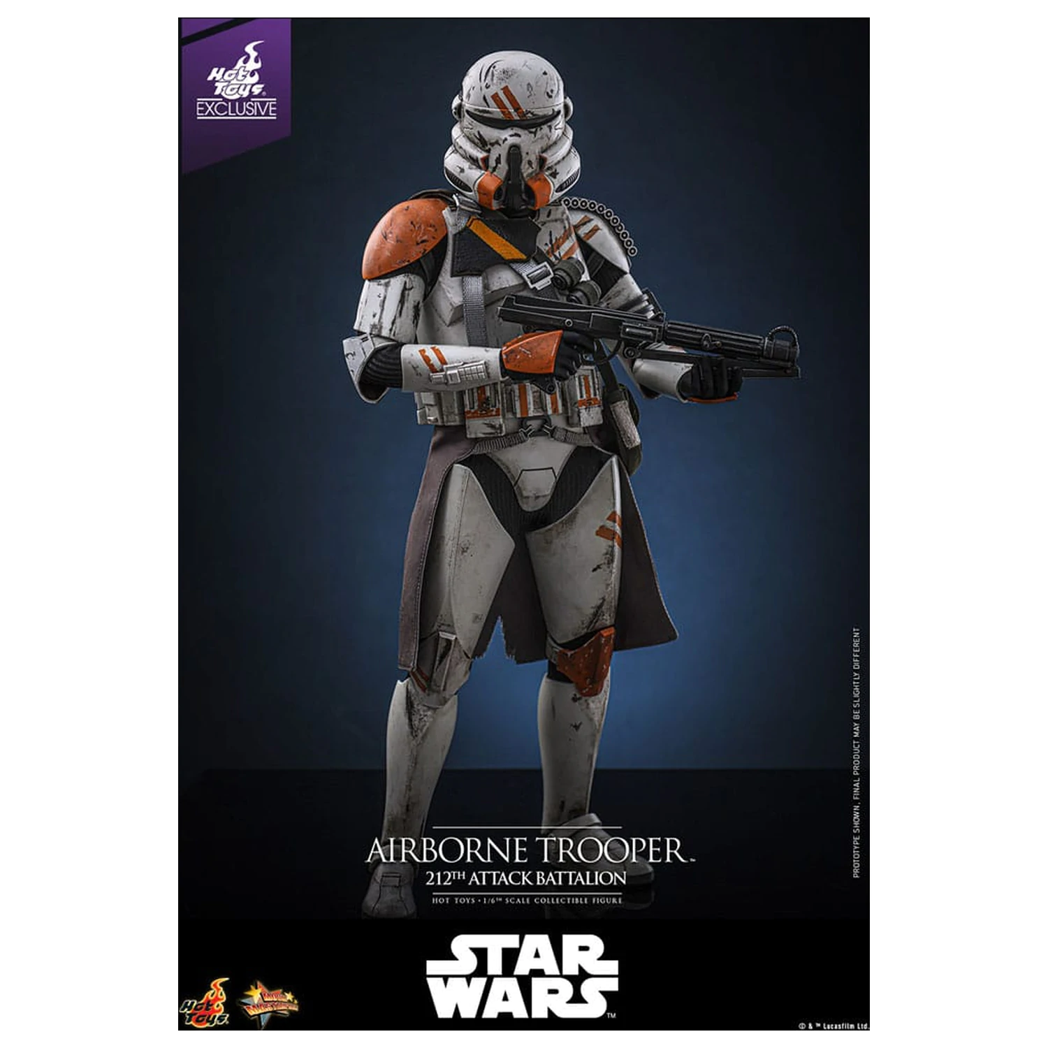 Star Wars: Episode III - Revenge of the Sith Akční figurka 1/6 Airborne Trooper (212th Attack Battalion) 30 cm fotografii produktu