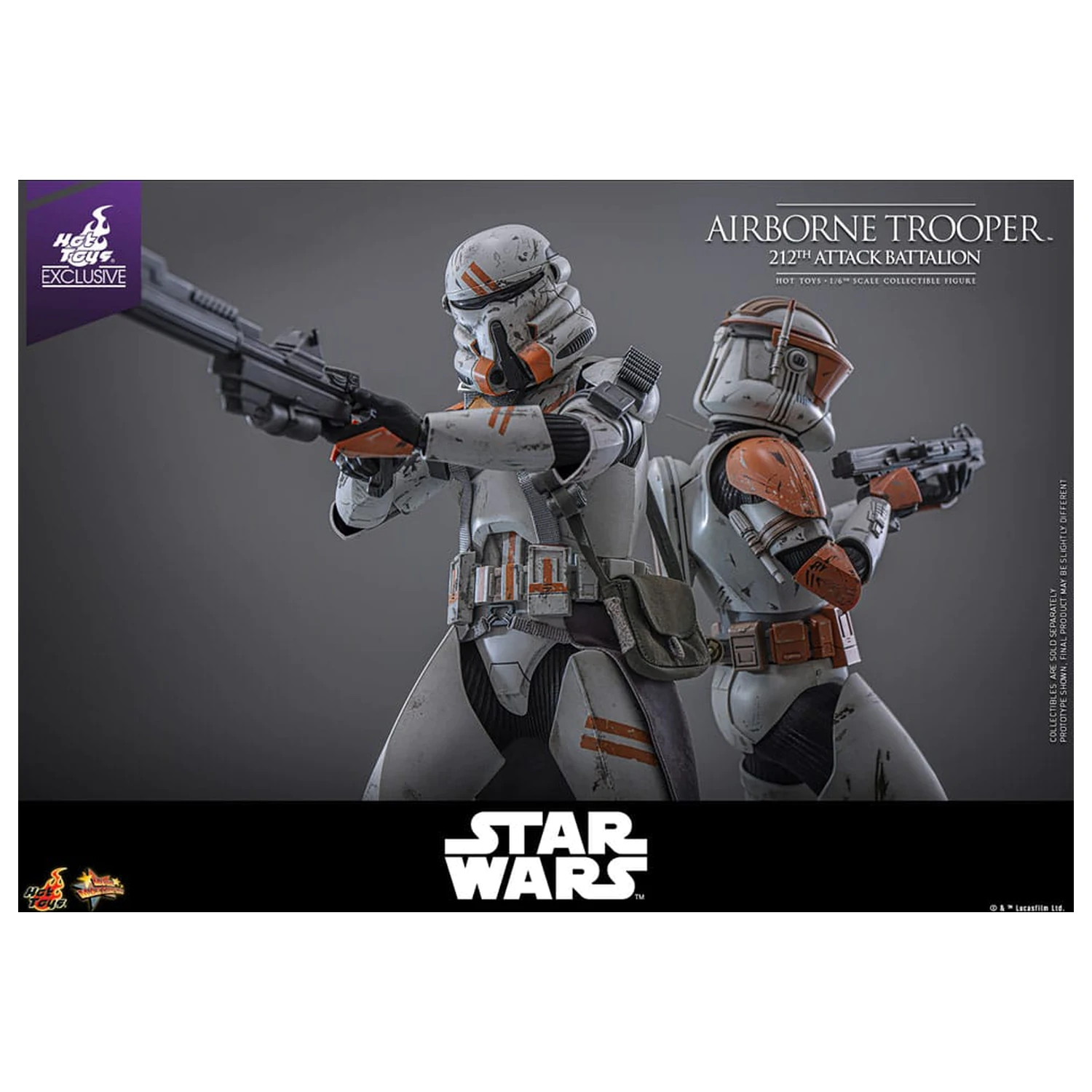 Star Wars: Episode III - Revenge of the Sith Akční figurka 1/6 Airborne Trooper (212th Attack Battalion) 30 cm fotografii produktu