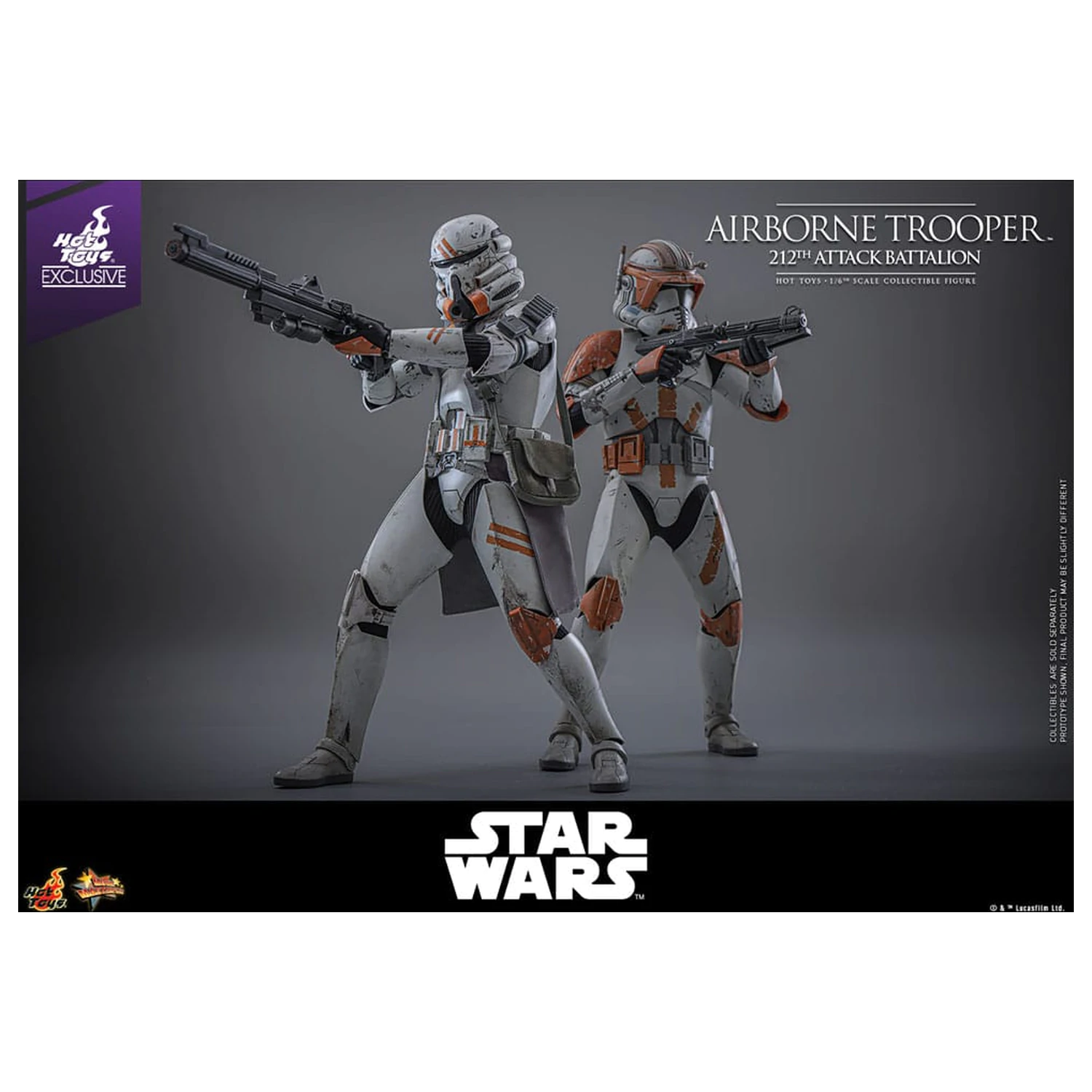 Star Wars: Episode III - Revenge of the Sith Akční figurka 1/6 Airborne Trooper (212th Attack Battalion) 30 cm fotografii produktu