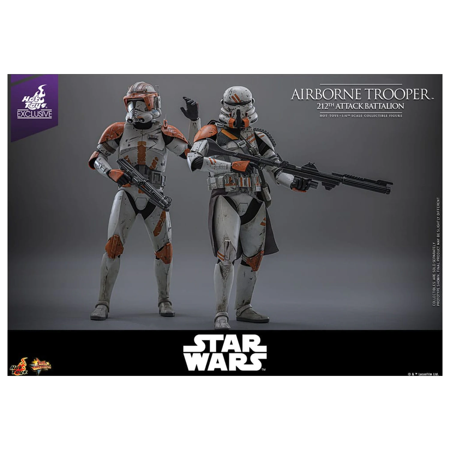 Star Wars: Episode III - Revenge of the Sith Akční figurka 1/6 Airborne Trooper (212th Attack Battalion) 30 cm fotografii produktu