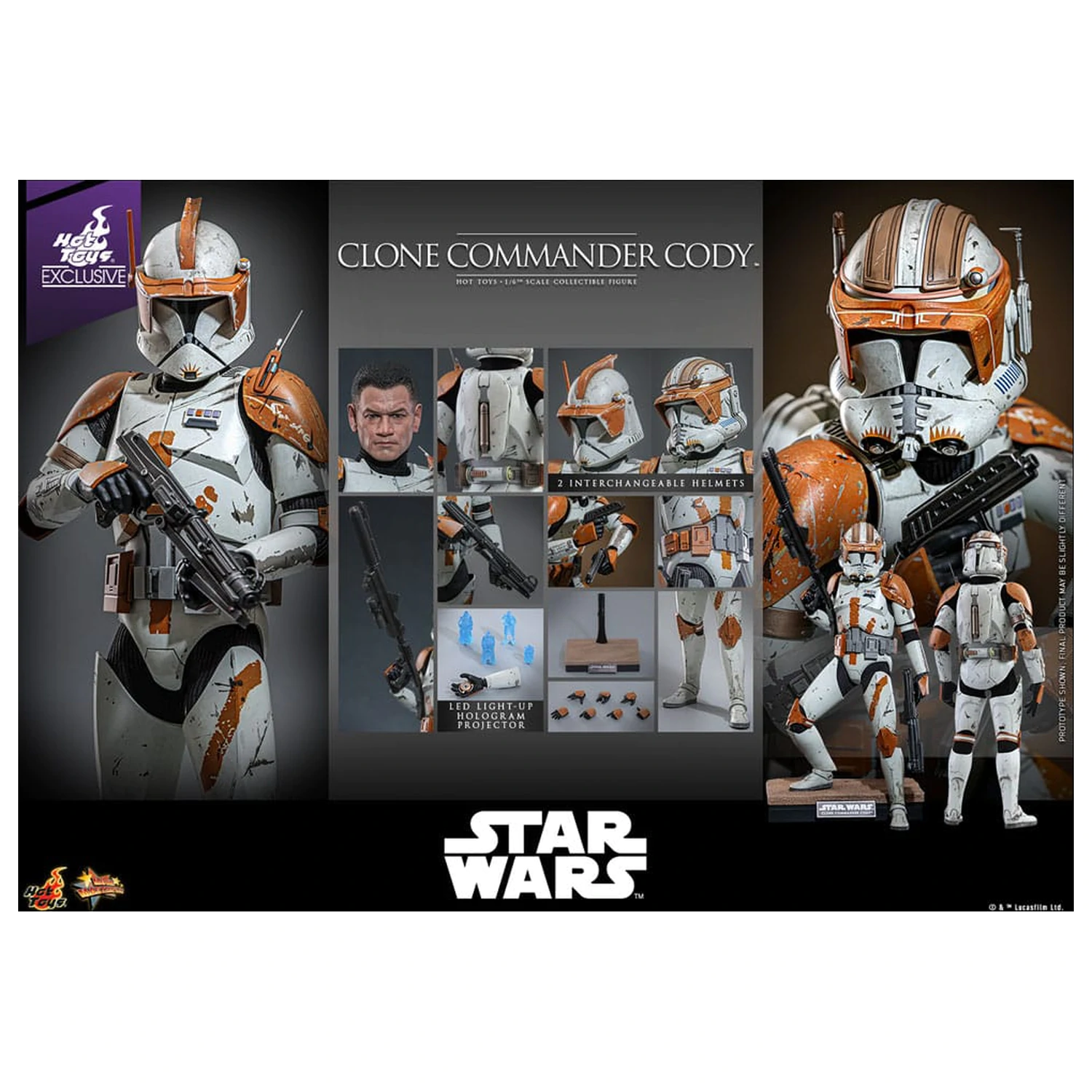 Star Wars: Episode III - Revenge of the Sith Akční figurka 1/6 Clone Commander Cody 30 cm fotografii produktu