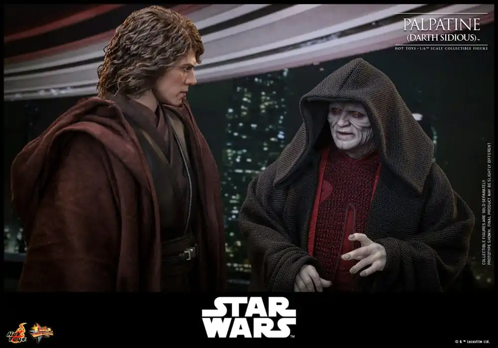 Star Wars: Episode III - Revenge of the Sith Akční figurka 1/6 Palpatine (Darth Sidious) 29 cm fotografii produktu