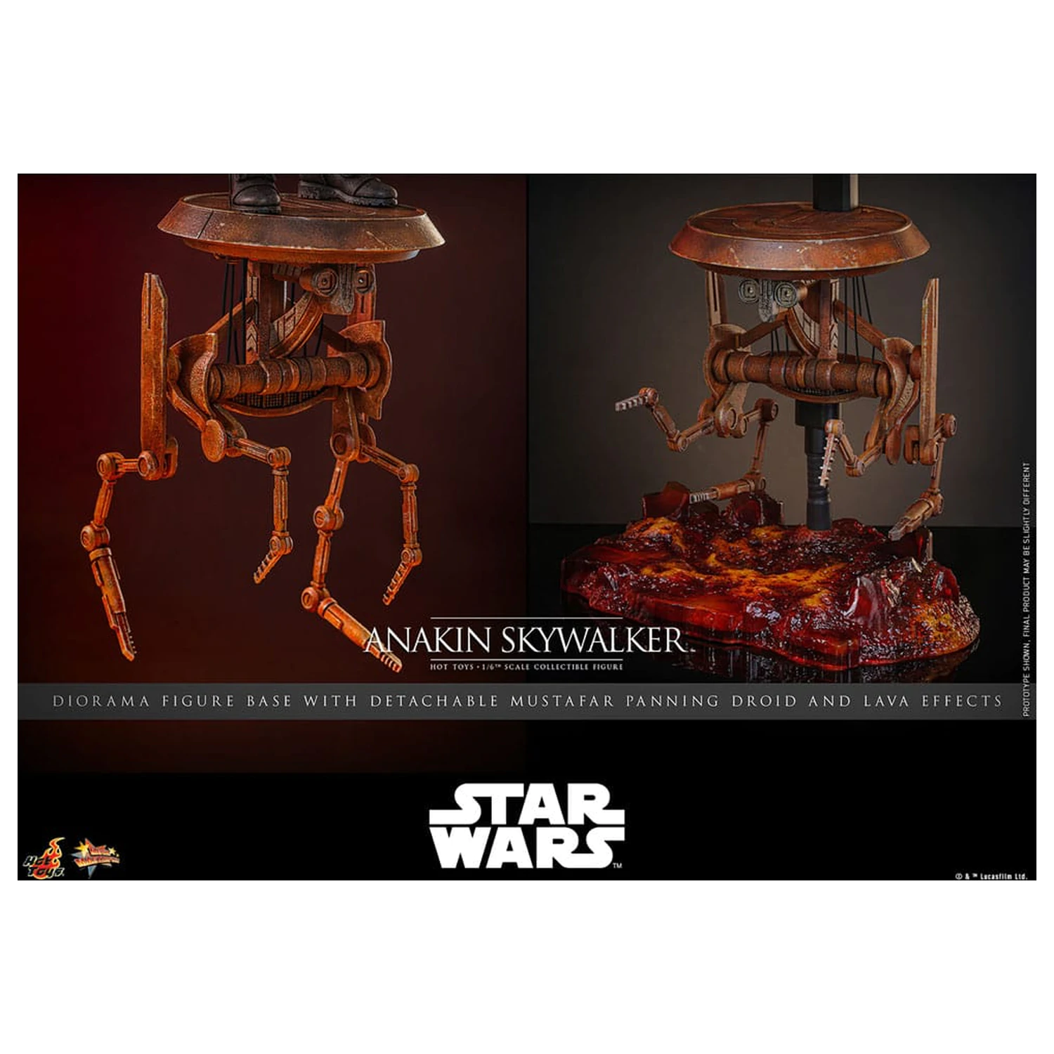 Star Wars: Episode III - Revenge of the Sith Movie Masterpiece akční figurka 1/6 Anakin Skywalker 31 cm fotografii produktu