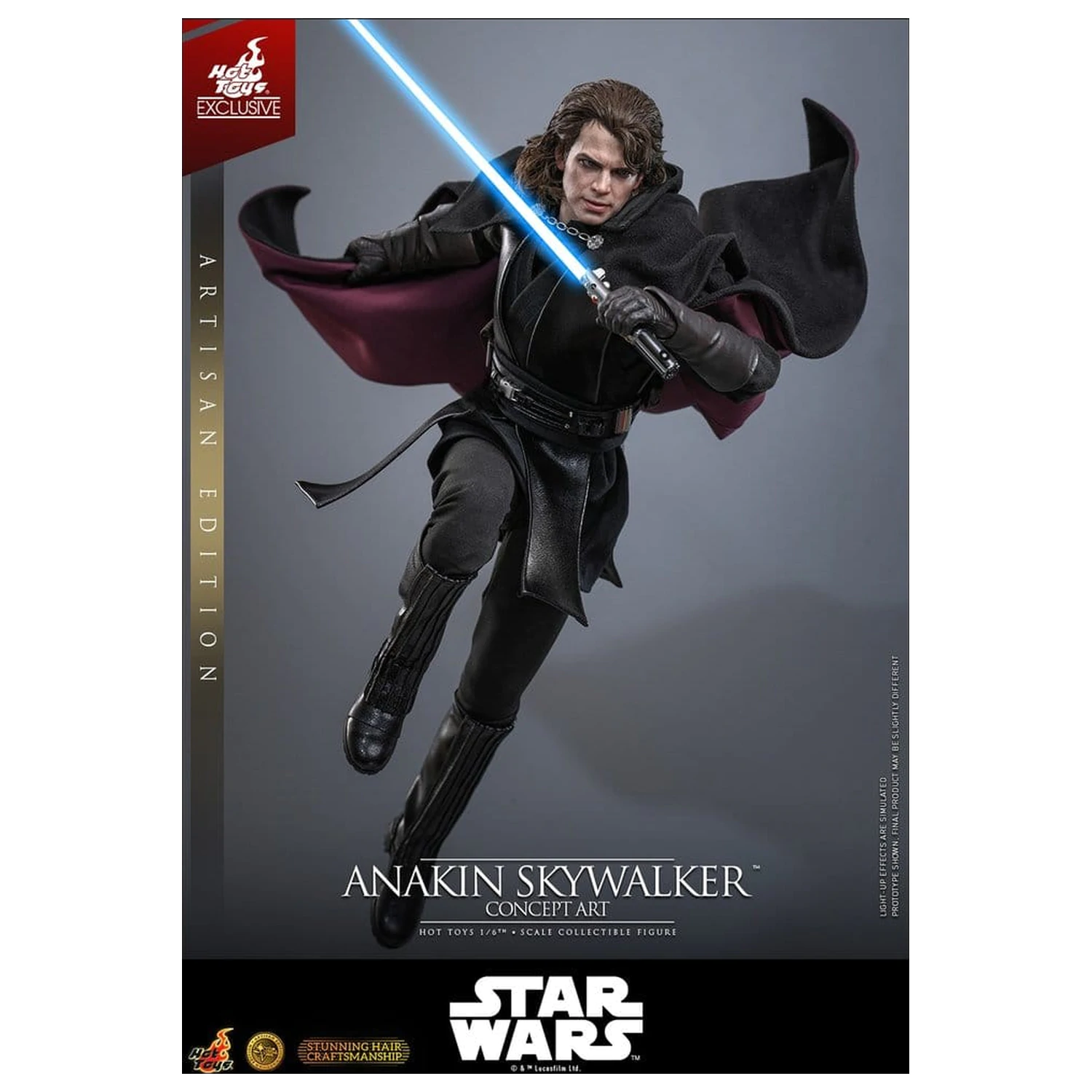 Star Wars Episode III: Revenge Of The Sith Movie Masterpiece akční figurka 1/6 Anakin Skywalker (Concept Art Version) (Artisan Edition) Hot Toys Exclusive 31 cm fotografii produktu