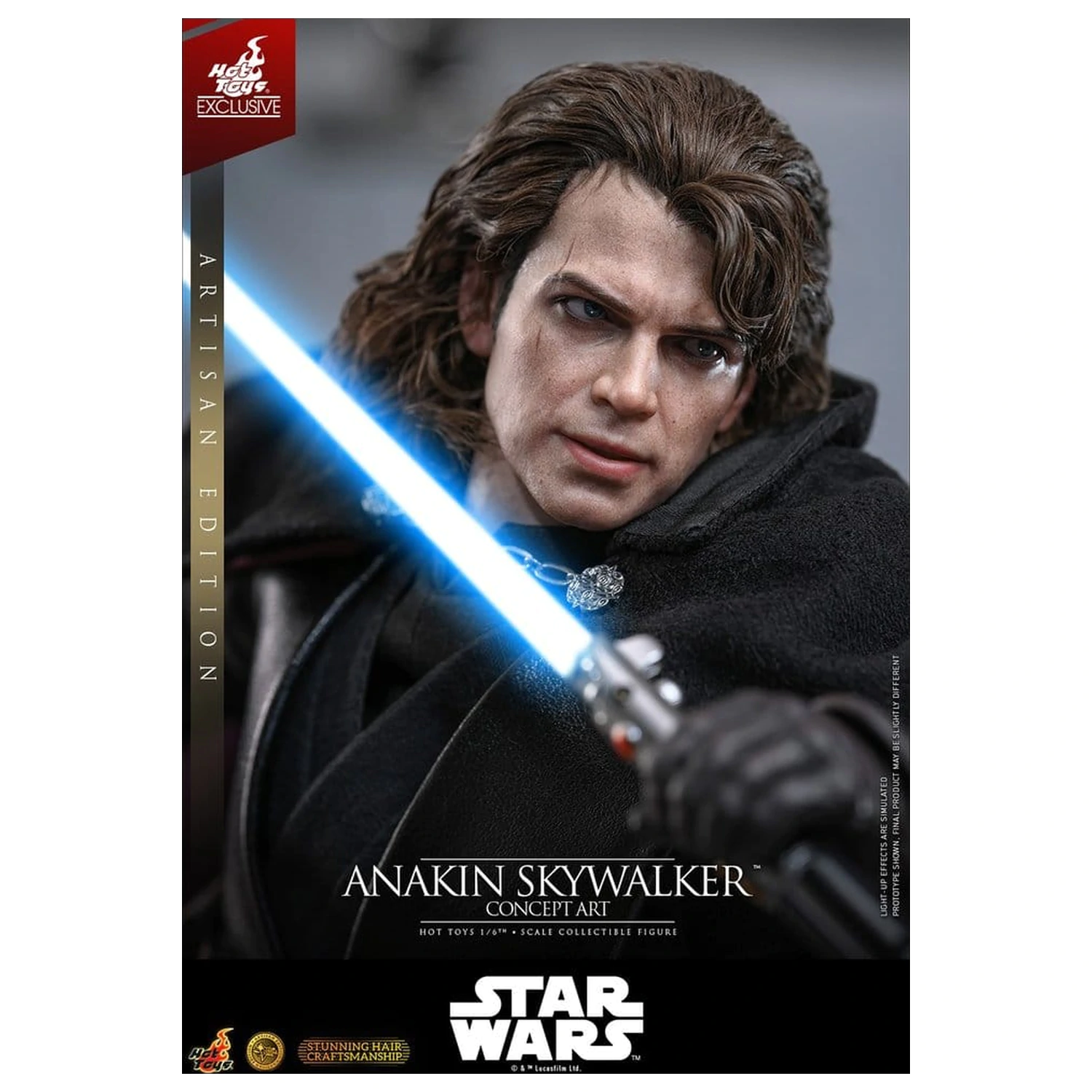 Star Wars Episode III: Revenge Of The Sith Movie Masterpiece akční figurka 1/6 Anakin Skywalker (Concept Art Version) (Artisan Edition) Hot Toys Exclusive 31 cm fotografii produktu