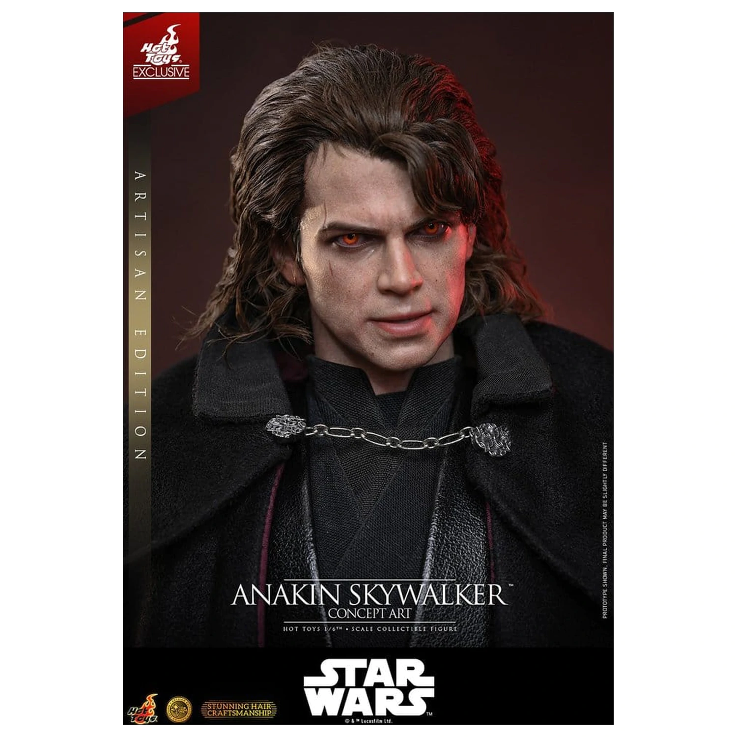 Star Wars Episode III: Revenge Of The Sith Movie Masterpiece akční figurka 1/6 Anakin Skywalker (Concept Art Version) (Artisan Edition) Hot Toys Exclusive 31 cm fotografii produktu