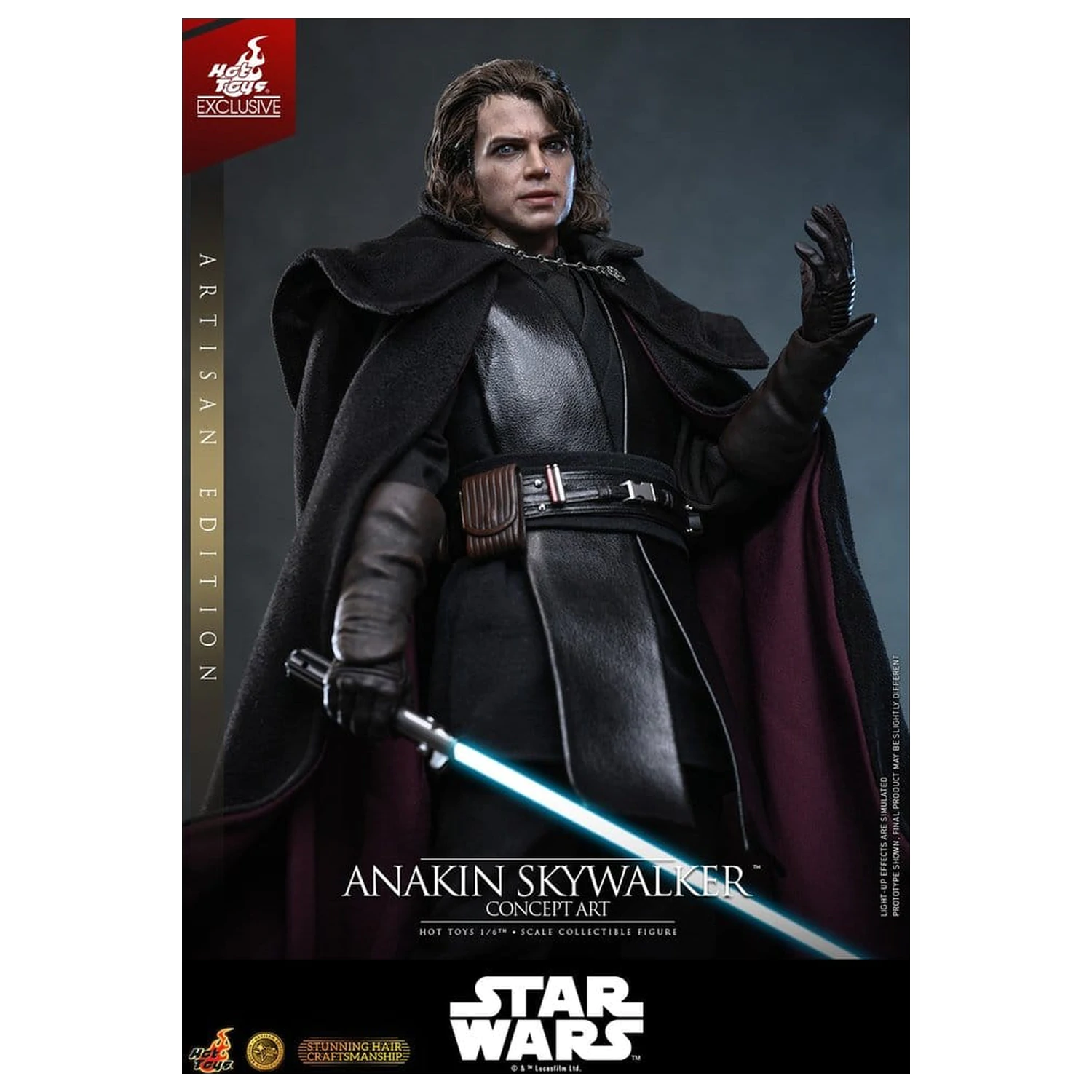 Star Wars Episode III: Revenge Of The Sith Movie Masterpiece akční figurka 1/6 Anakin Skywalker (Concept Art Version) (Artisan Edition) Hot Toys Exclusive 31 cm fotografii produktu