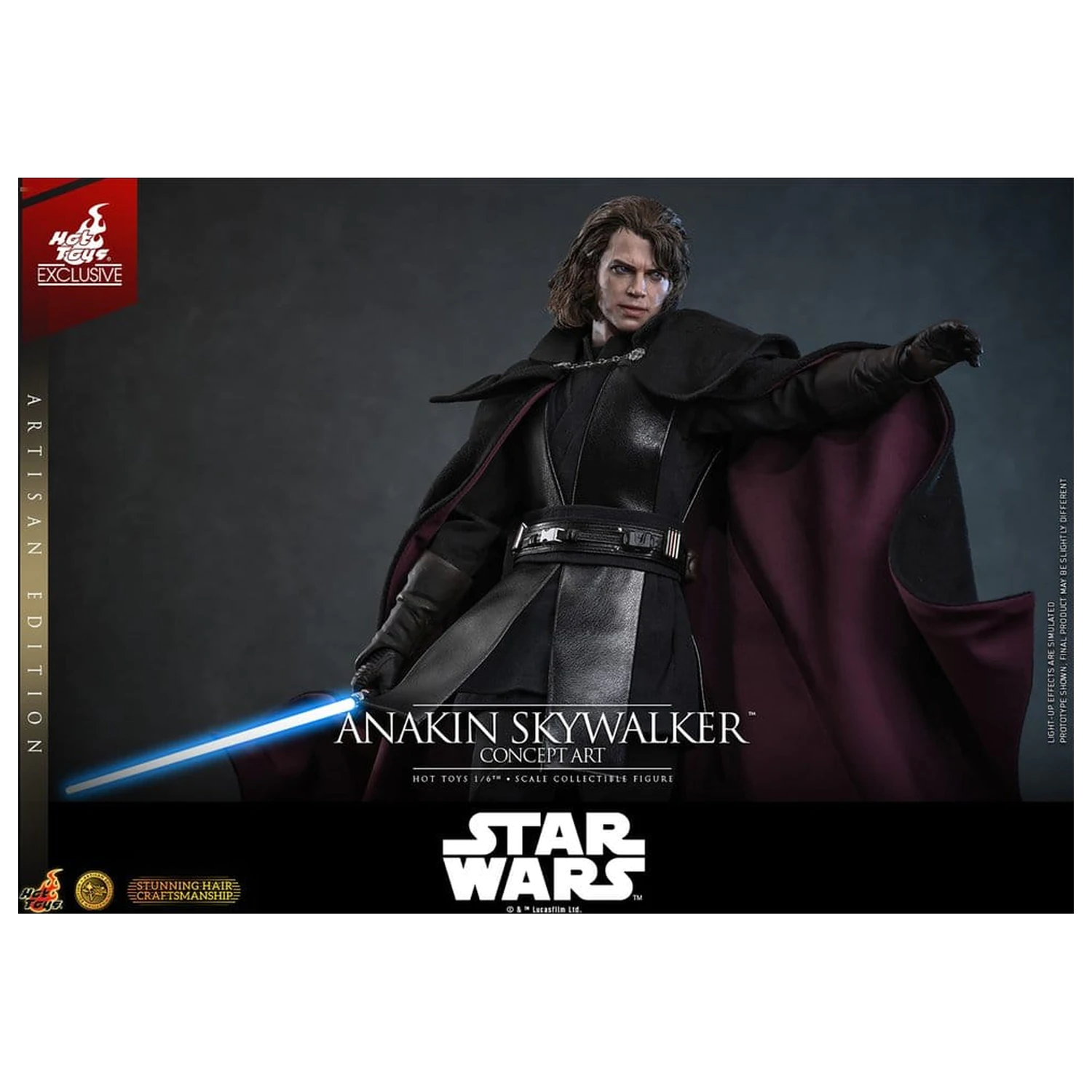 Star Wars Episode III: Revenge Of The Sith Movie Masterpiece akční figurka 1/6 Anakin Skywalker (Concept Art Version) (Artisan Edition) Hot Toys Exclusive 31 cm fotografii produktu