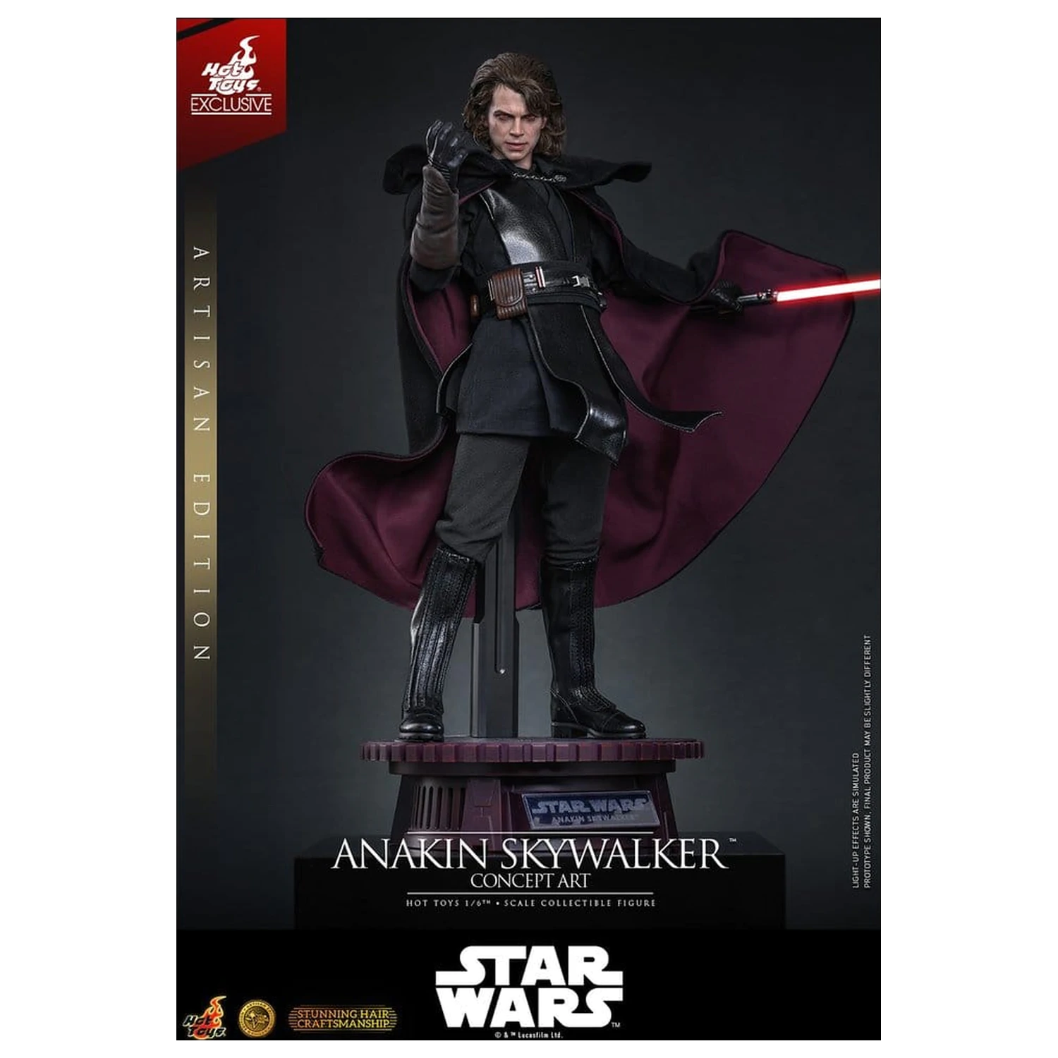 Star Wars Episode III: Revenge Of The Sith Movie Masterpiece akční figurka 1/6 Anakin Skywalker (Concept Art Version) (Artisan Edition) Hot Toys Exclusive 31 cm fotografii produktu