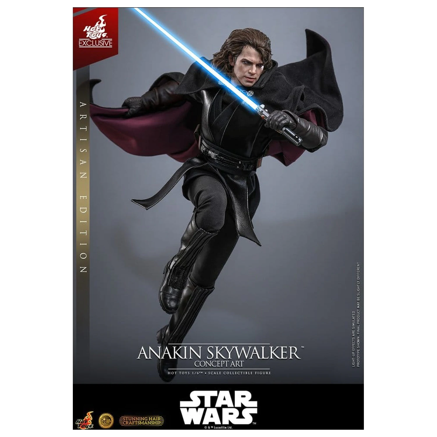 Star Wars Episode III: Revenge Of The Sith Movie Masterpiece akční figurka 1/6 Anakin Skywalker (Concept Art Version) (Artisan Edition) Hot Toys Exclusive 31 cm fotografii produktu