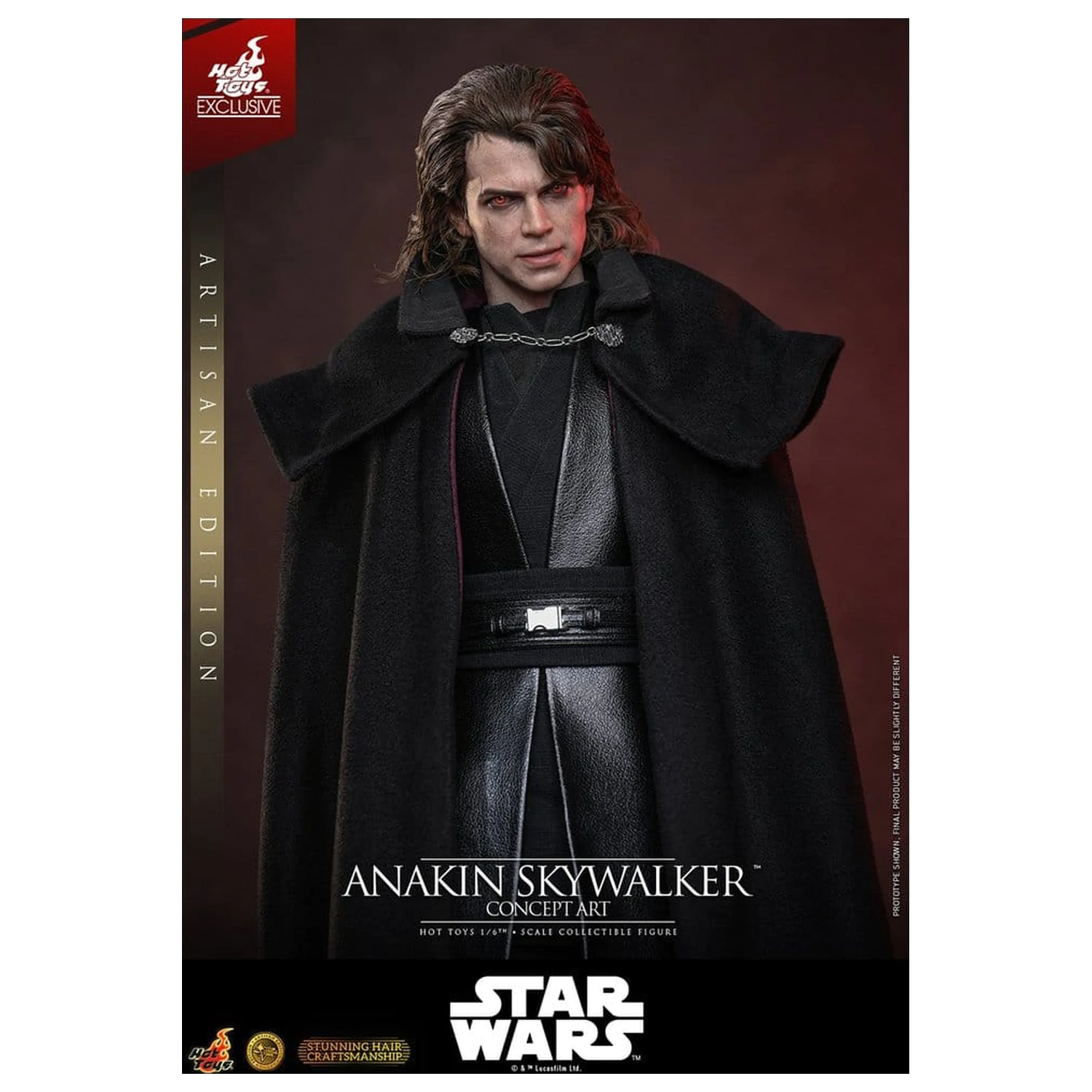 Star Wars Episode III: Revenge Of The Sith Movie Masterpiece akční figurka 1/6 Anakin Skywalker (Concept Art Version) (Artisan Edition) Hot Toys Exclusive 31 cm fotografii produktu