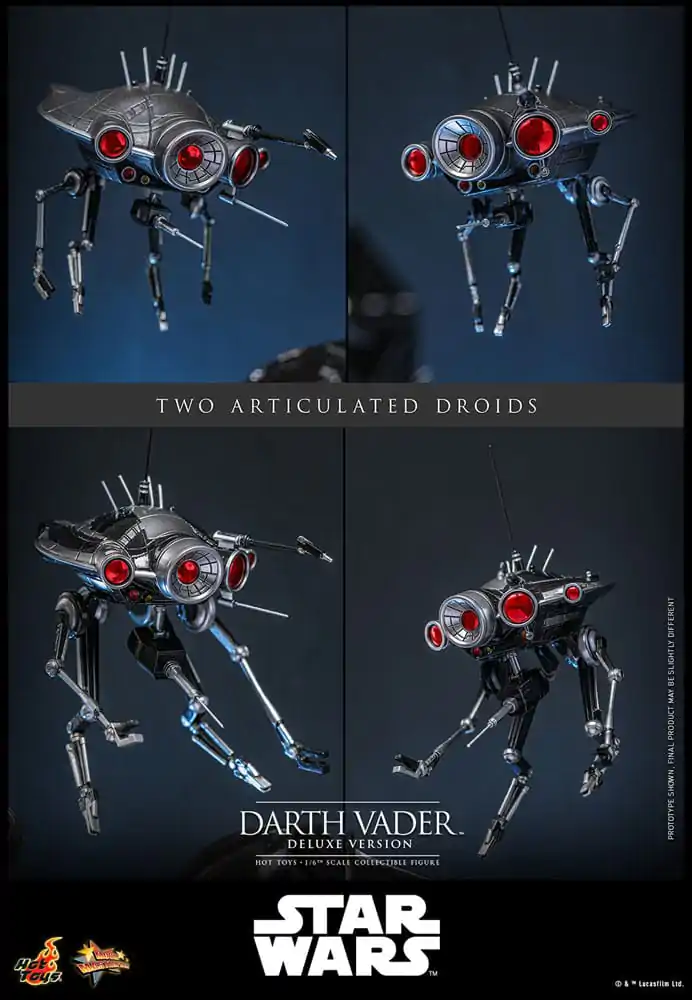 Star Wars: Episode III - Revenge of the Sith Movie Masterpiece Akční figurka 1/6 Darth Vader (Deluxe verze) 35 cm fotografii produktu