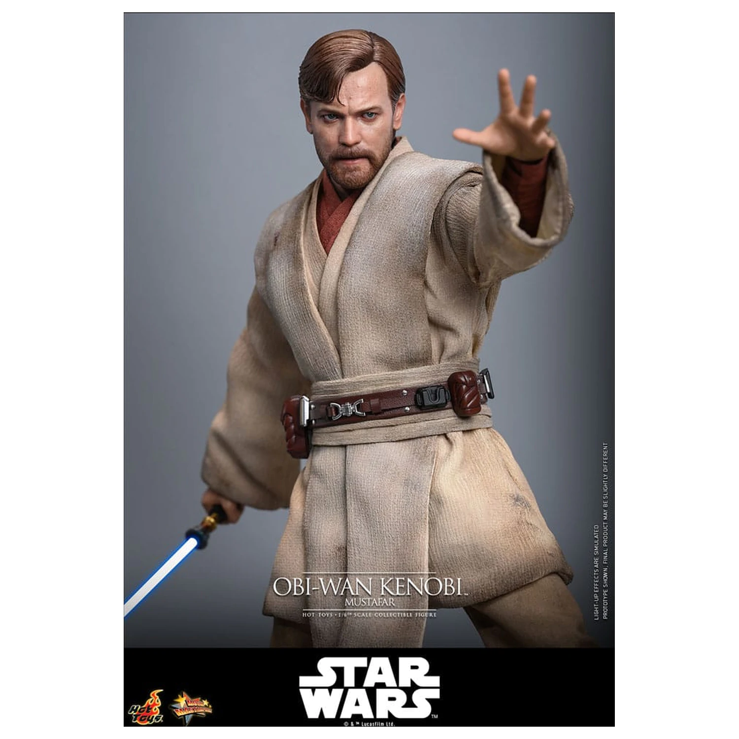 Star Wars: Episode III - Revenge of the Sith Movie Masterpiece akční figurka 1/6 Obi-Wan Kenobi (Mustafar) 31 cm fotografii produktu