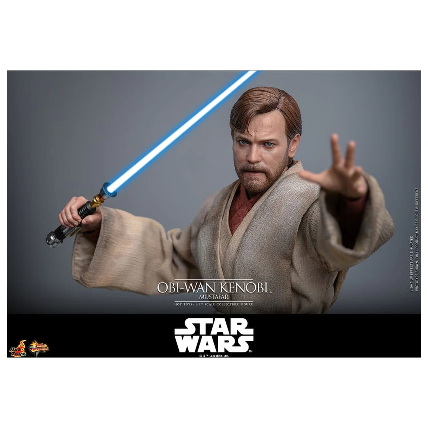 Star Wars: Episode III - Revenge of the Sith Movie Masterpiece akční figurka 1/6 Obi-Wan Kenobi (Mustafar) 31 cm fotografii produktu