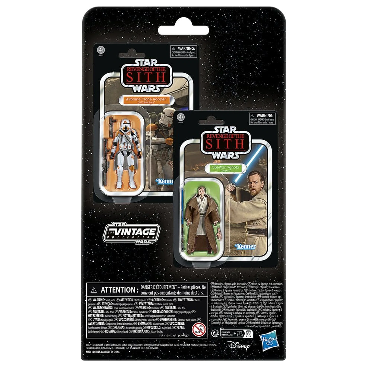 Star Wars Episode III Vintage Collection sada 2 akčních figurek Obi-Wan Kenobi & Airborne Clone Trooper 10 cm fotografii produktu