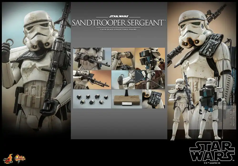 Star Wars: Episode IV Akční figurka 1/6 Sandtrooper Sergeant 30 cm fotografii produktu