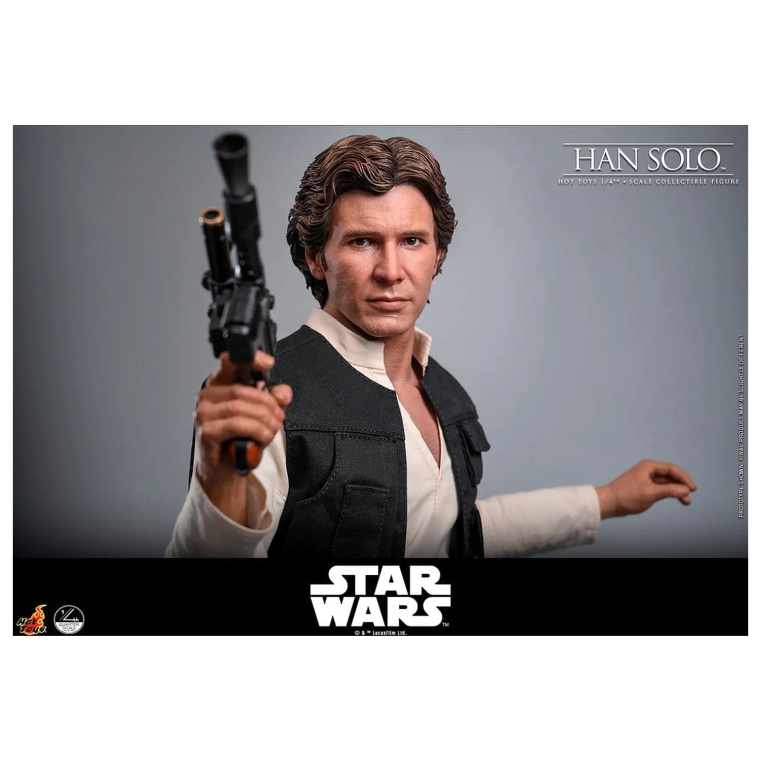 Star Wars Episode IV akční figurka 1/4 Han Solo 46 cm fotografii produktu