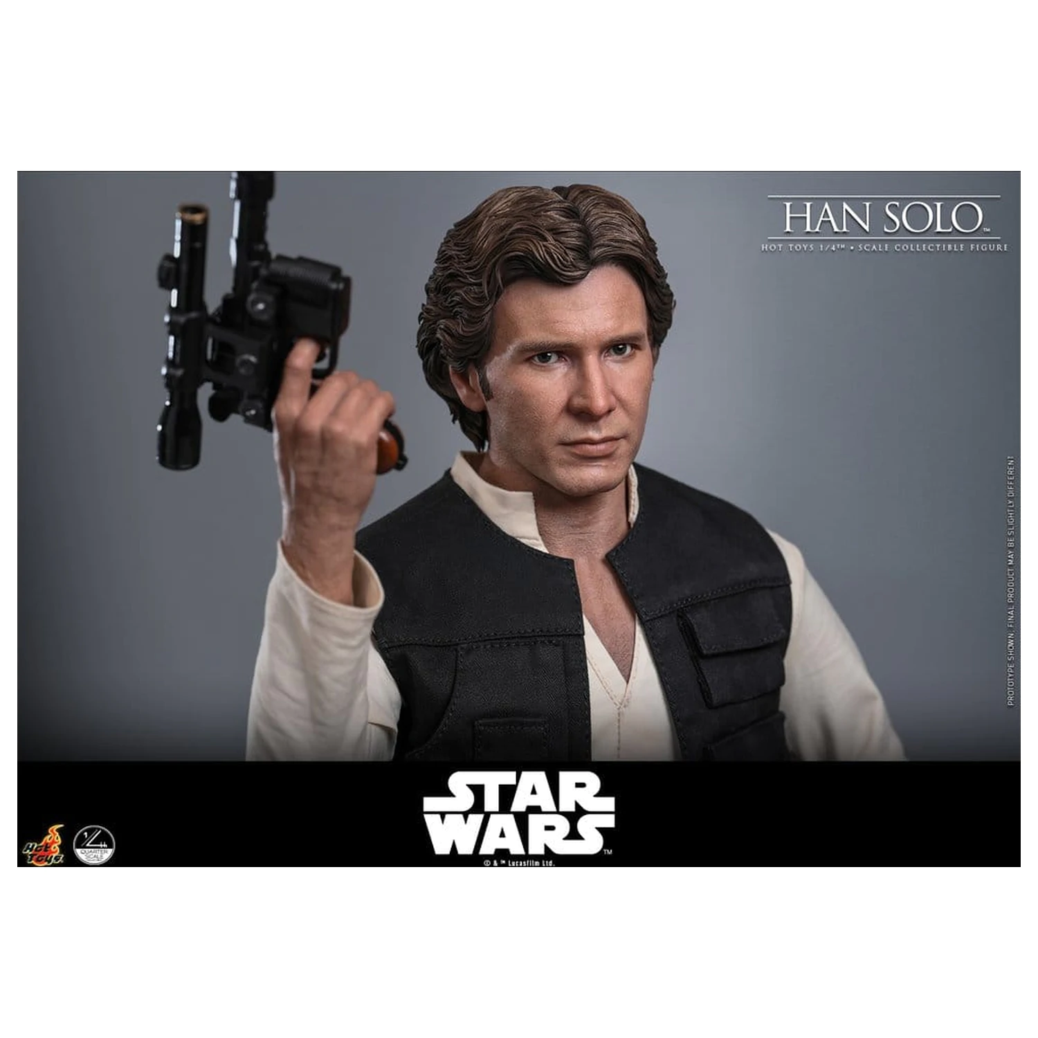 Star Wars Episode IV akční figurka 1/4 Han Solo 46 cm fotografii produktu