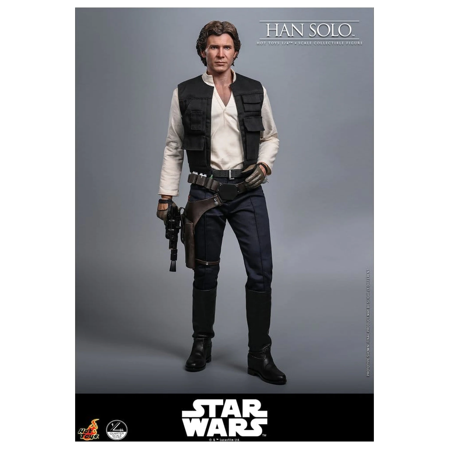 Star Wars Episode IV akční figurka 1/4 Han Solo 46 cm fotografii produktu