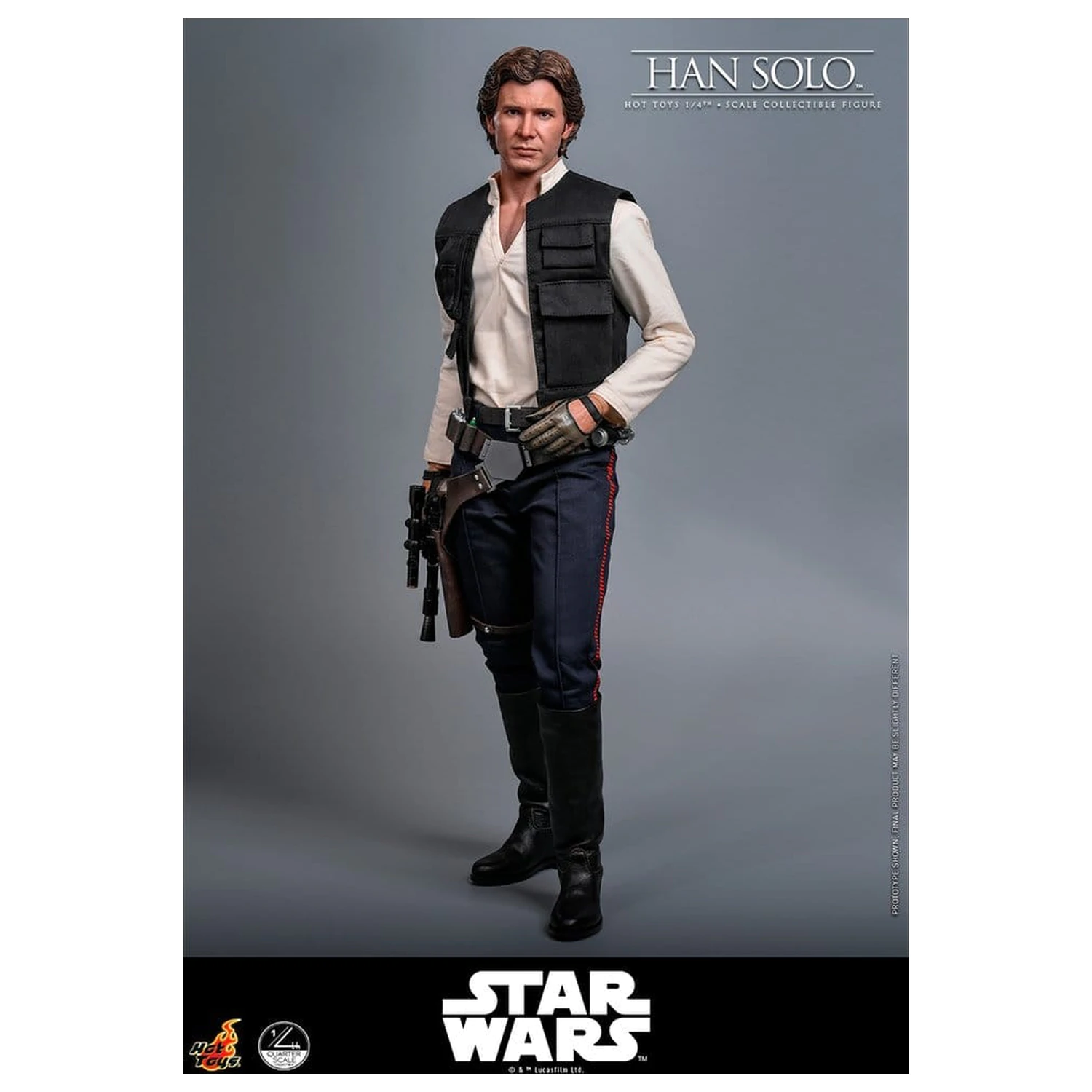 Star Wars Episode IV akční figurka 1/4 Han Solo 46 cm fotografii produktu