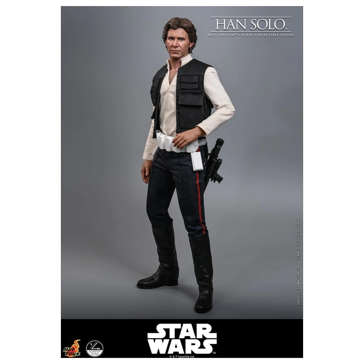 Star Wars Episode IV akční figurka 1/4 Han Solo 46 cm fotografii produktu
