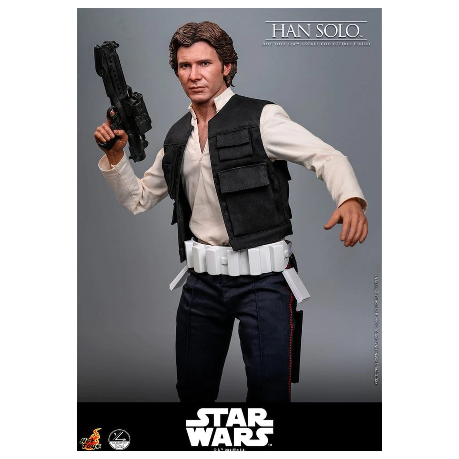 Star Wars Episode IV akční figurka 1/4 Han Solo 46 cm fotografii produktu