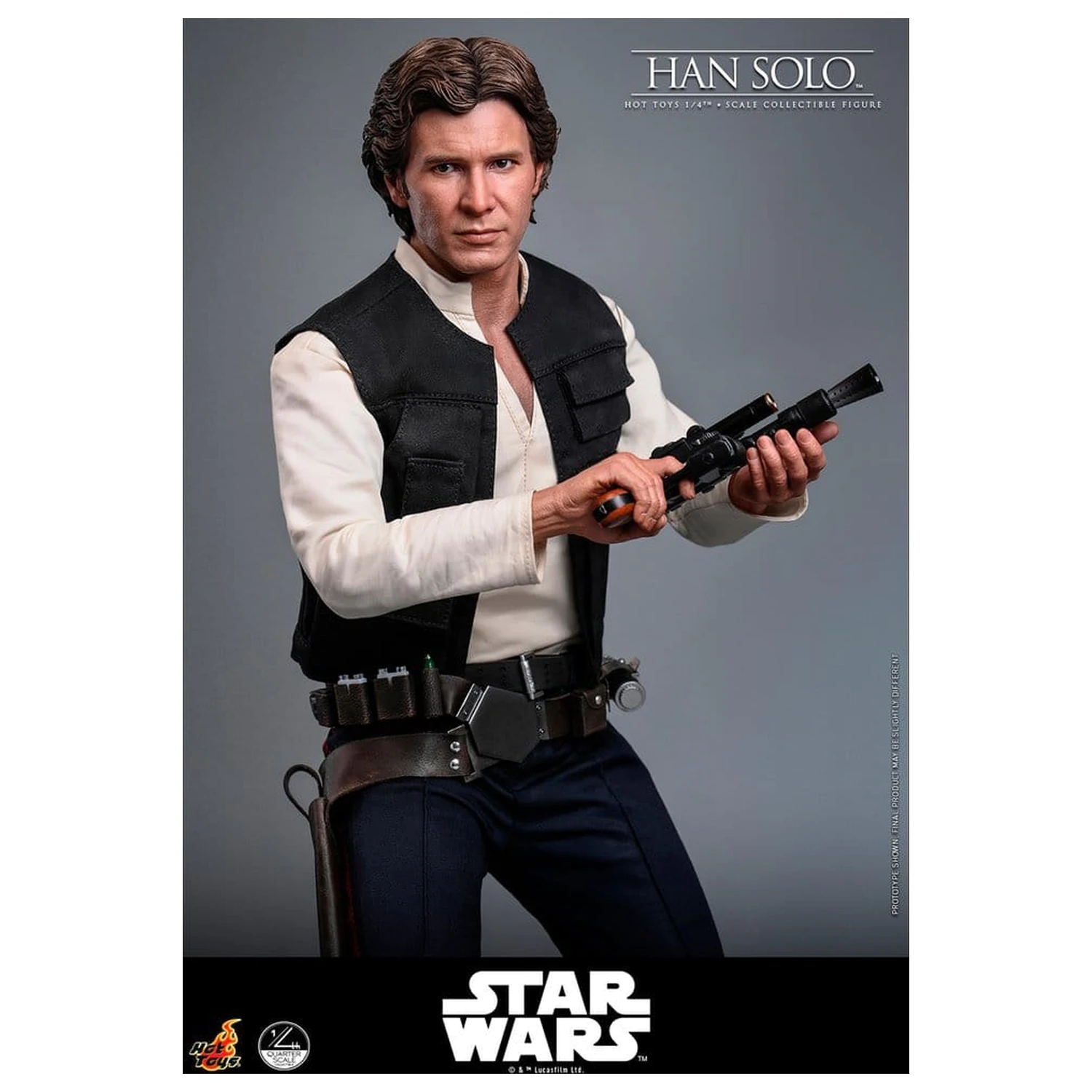 Star Wars Episode IV akční figurka 1/4 Han Solo 46 cm fotografii produktu