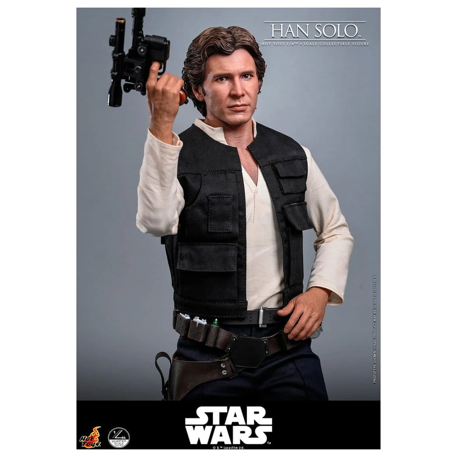 Star Wars Episode IV akční figurka 1/4 Han Solo 46 cm fotografii produktu