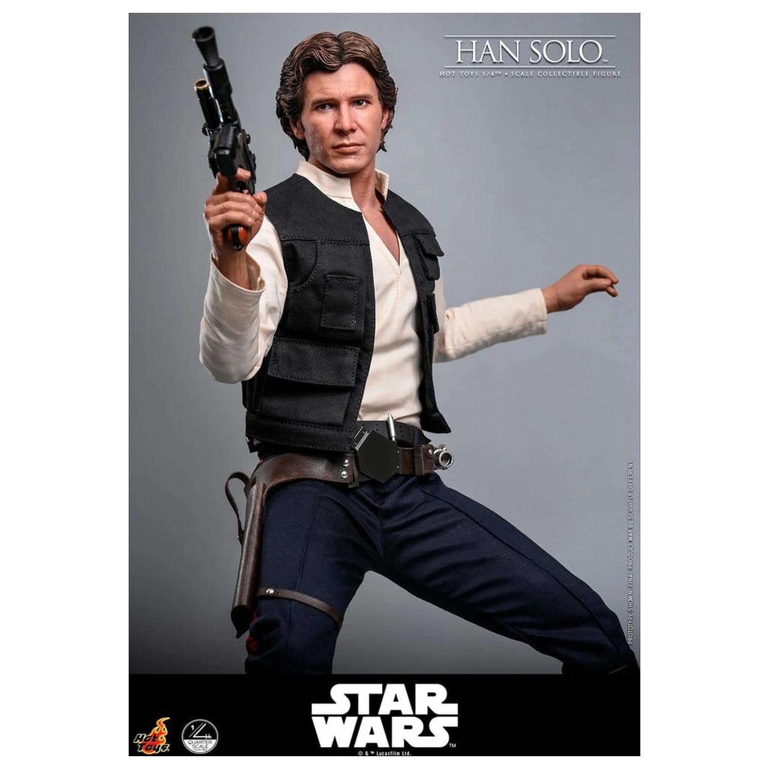 Star Wars Episode IV akční figurka 1/4 Han Solo 46 cm fotografii produktu