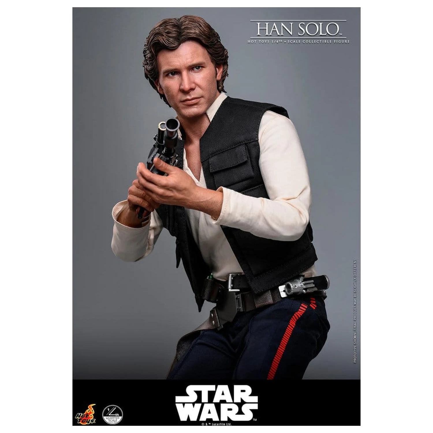 Star Wars Episode IV akční figurka 1/4 Han Solo 46 cm fotografii produktu
