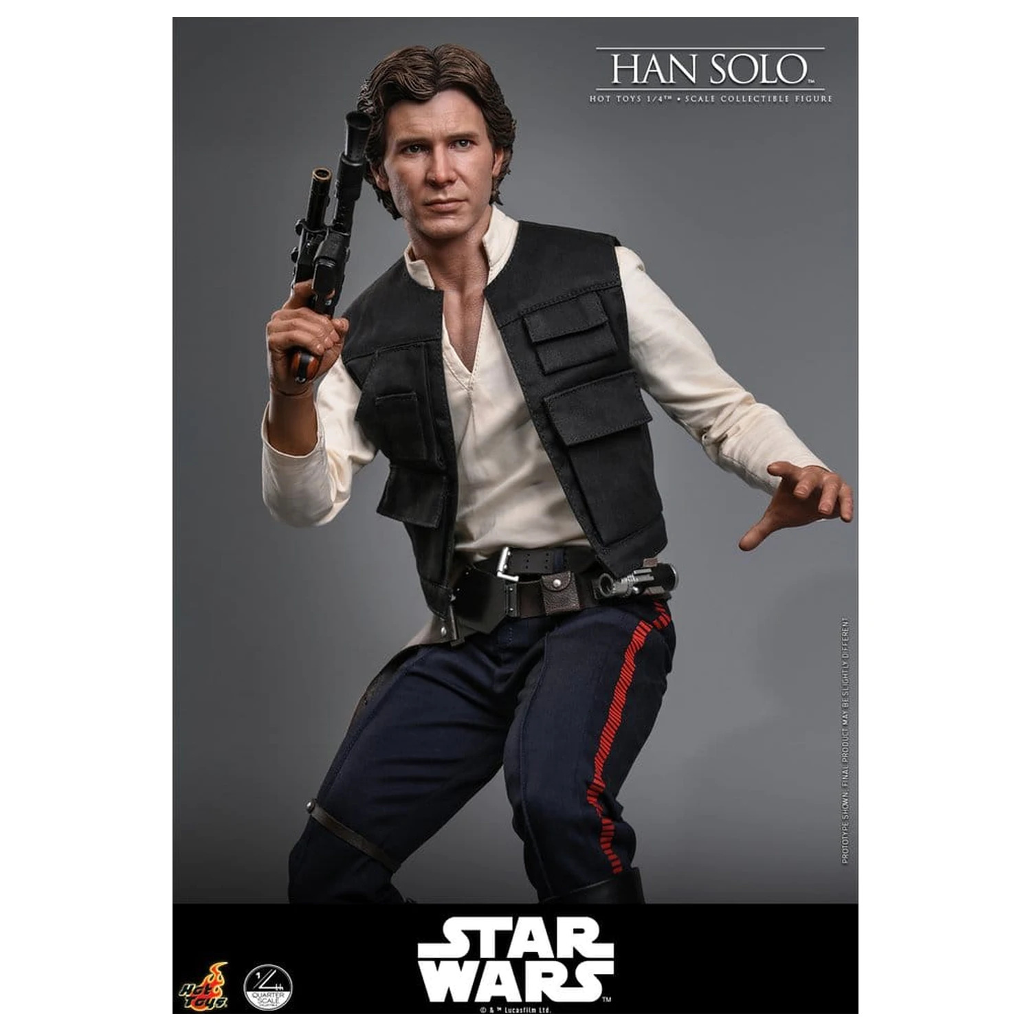 Star Wars Episode IV akční figurka 1/4 Han Solo 46 cm fotografii produktu