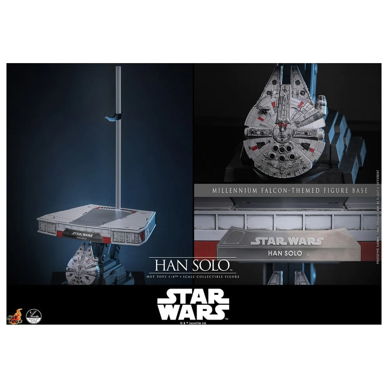 Star Wars Episode IV akční figurka 1/4 Han Solo 46 cm fotografii produktu