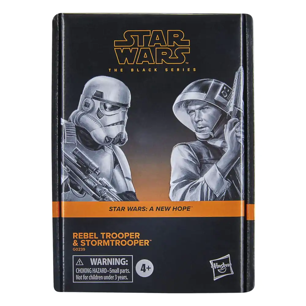 Star Wars Episode IV Black Series Akční figurka 2-Pack Rebel Trooper & Stormtrooper 15 cm fotografii produktu