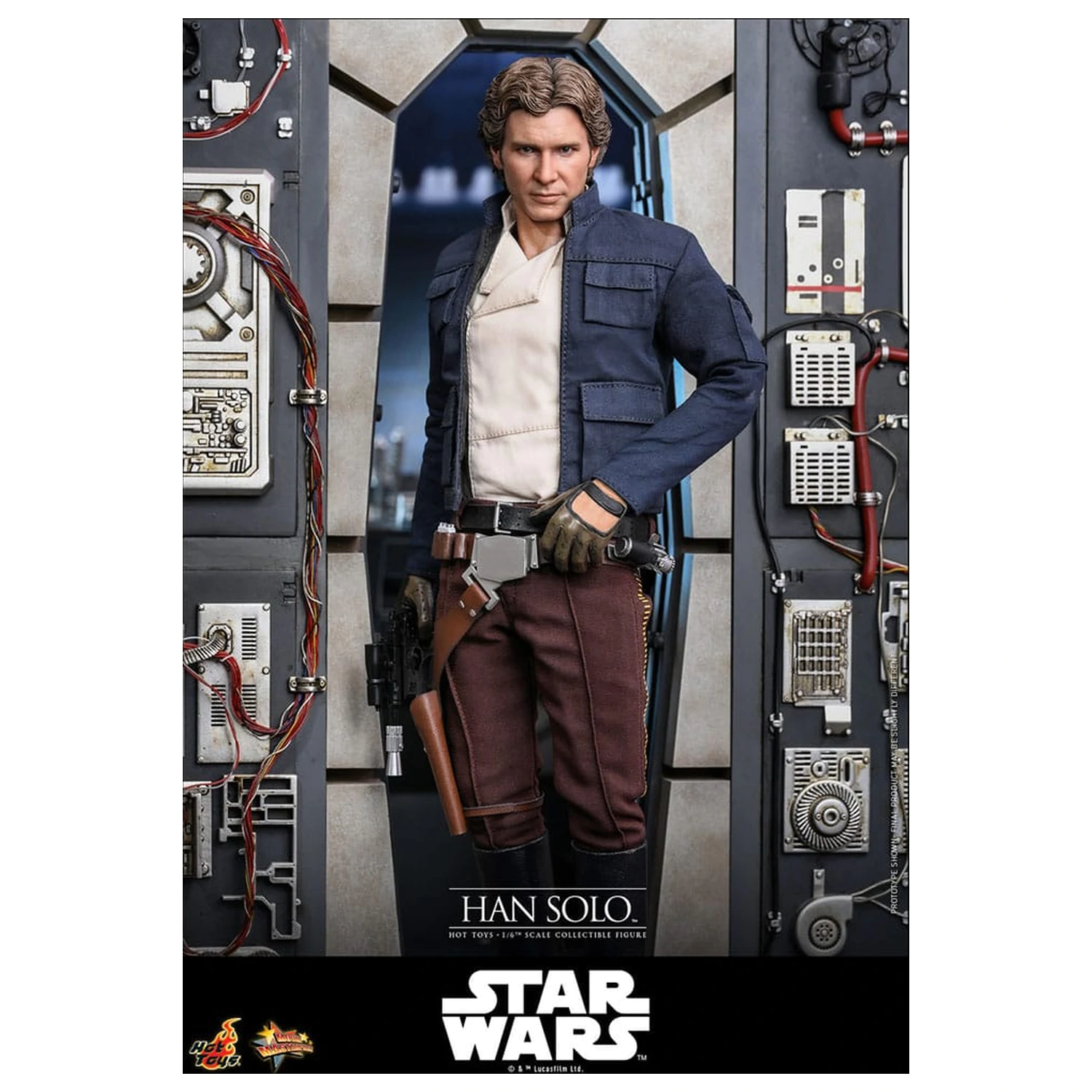 Star Wars Episode V Movie Masterpiece akční figurka 1/6 Han Solo 31 cm fotografii produktu