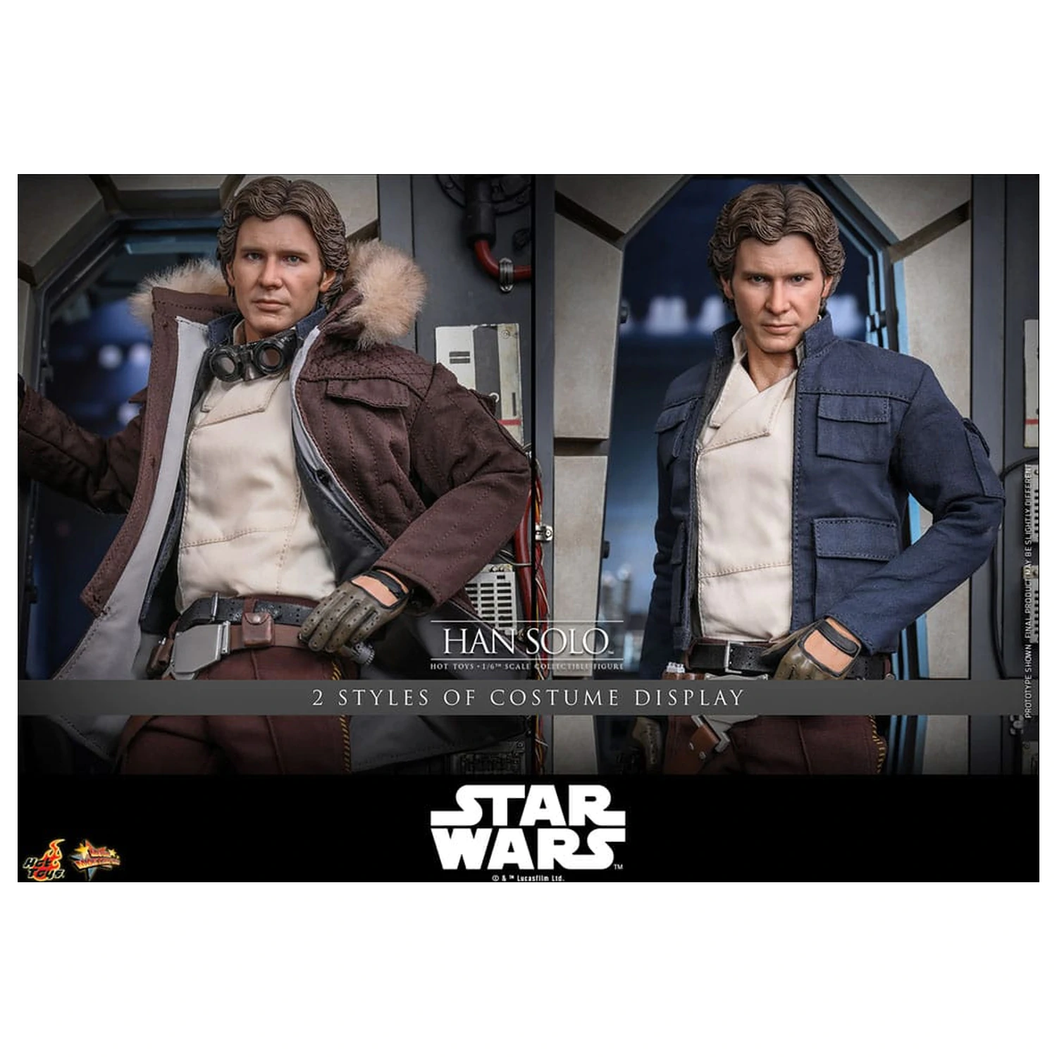 Star Wars Episode V Movie Masterpiece akční figurka 1/6 Han Solo 31 cm fotografii produktu