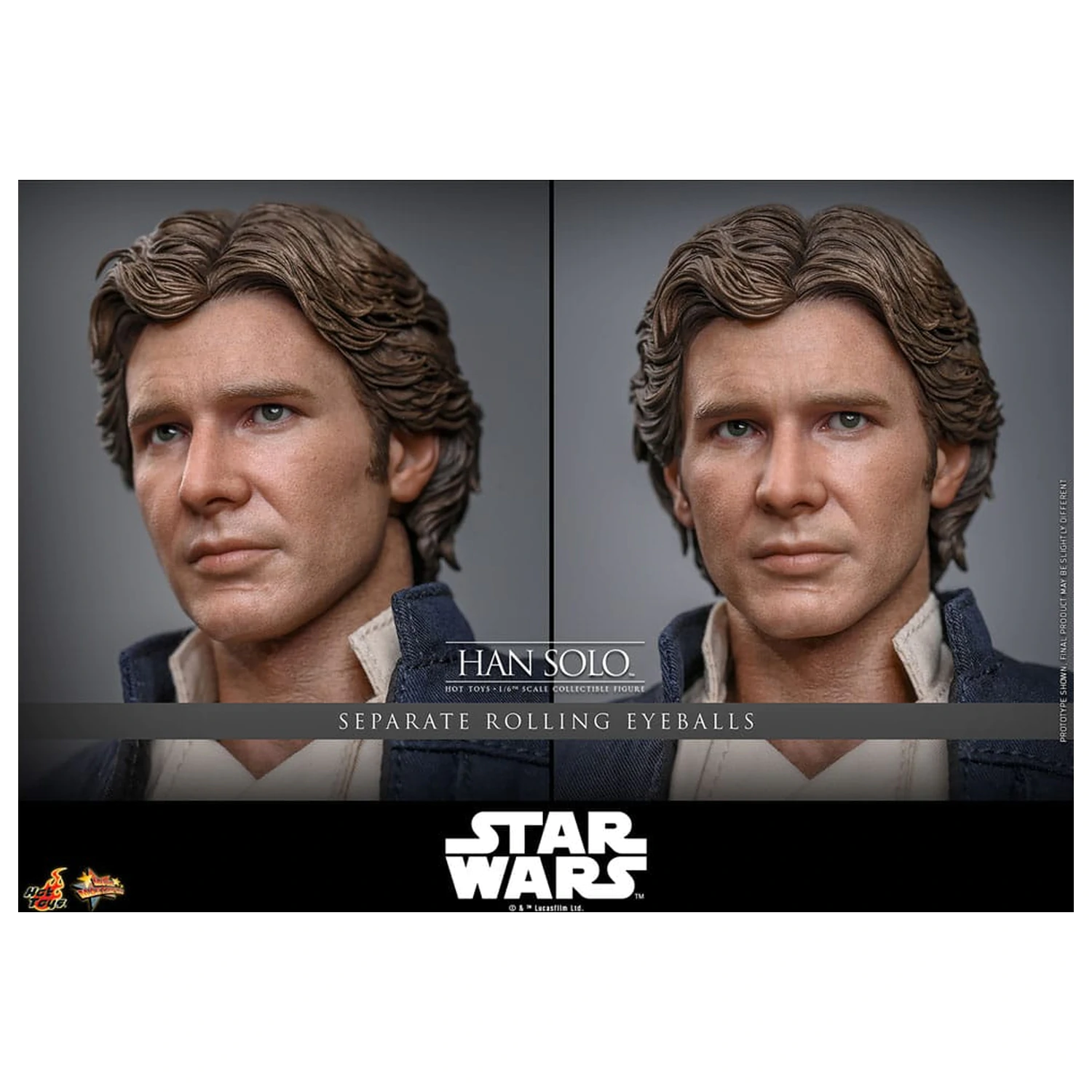 Star Wars Episode V Movie Masterpiece akční figurka 1/6 Han Solo 31 cm fotografii produktu