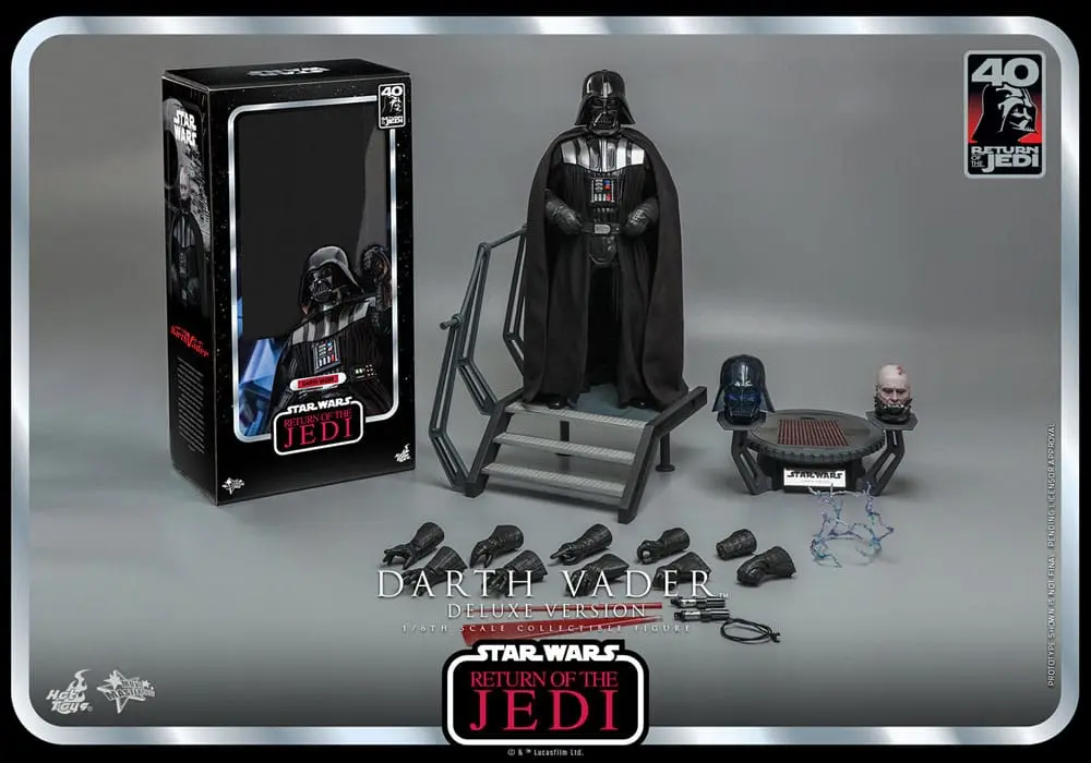 Star Wars: Episode VI 40th Anniversary Akční figurka 1/6 Darth Vader Deluxe verze 35 cm fotografii produktu