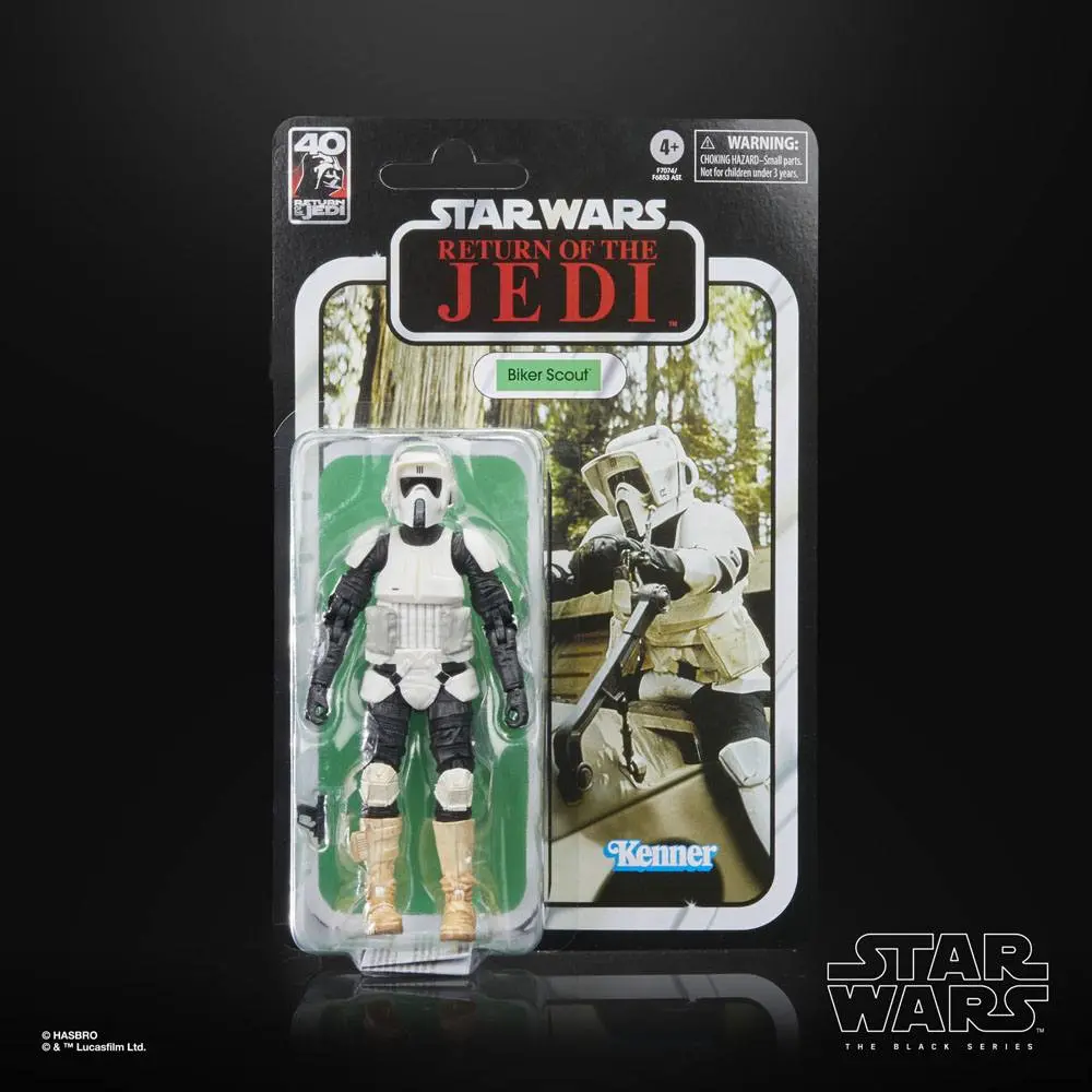 Star Wars Epizoda VI 40. výročí Black Series Akční figurka Biker Scout 15 cm fotografii produktu