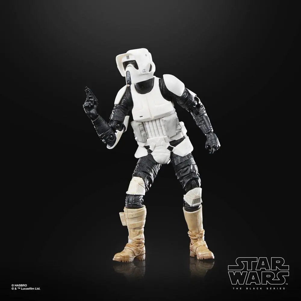 Star Wars Epizoda VI 40. výročí Black Series Akční figurka Biker Scout 15 cm fotografii produktu