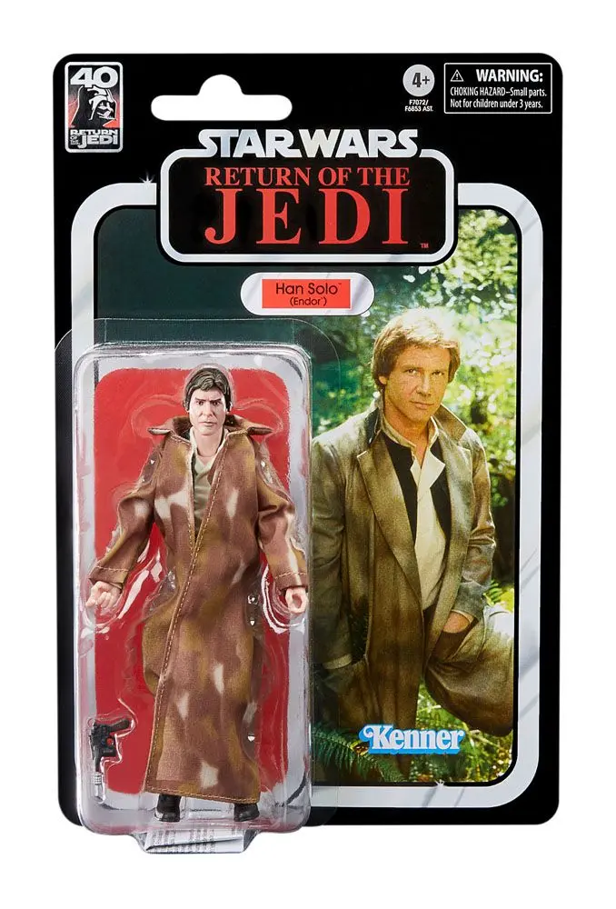 Star Wars Epizoda VI 40. výročí Černá Série Akční Figurka Han Solo (Endor) 15 cm fotografii produktu